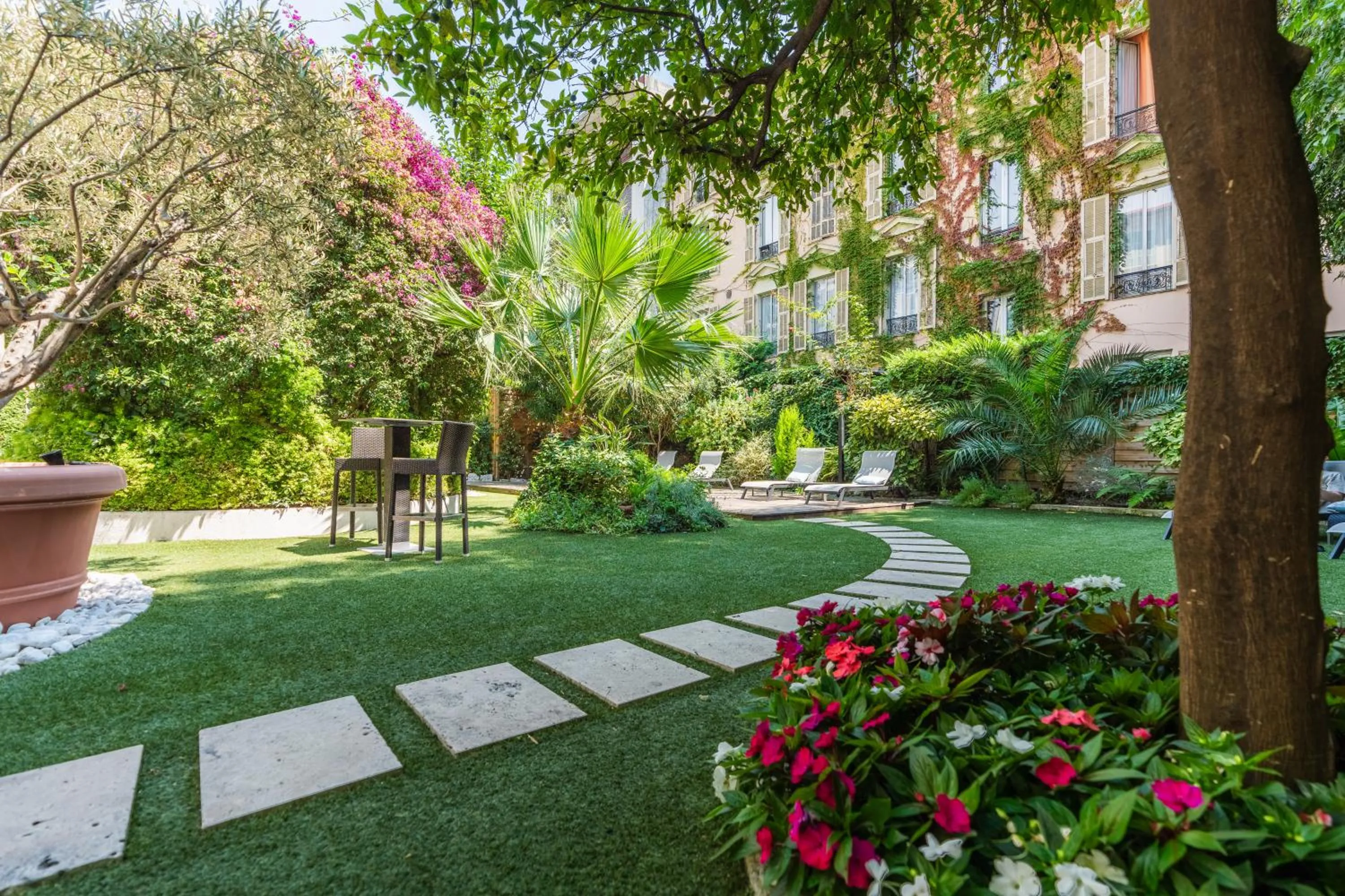 Garden in Hotel Villa Victoria