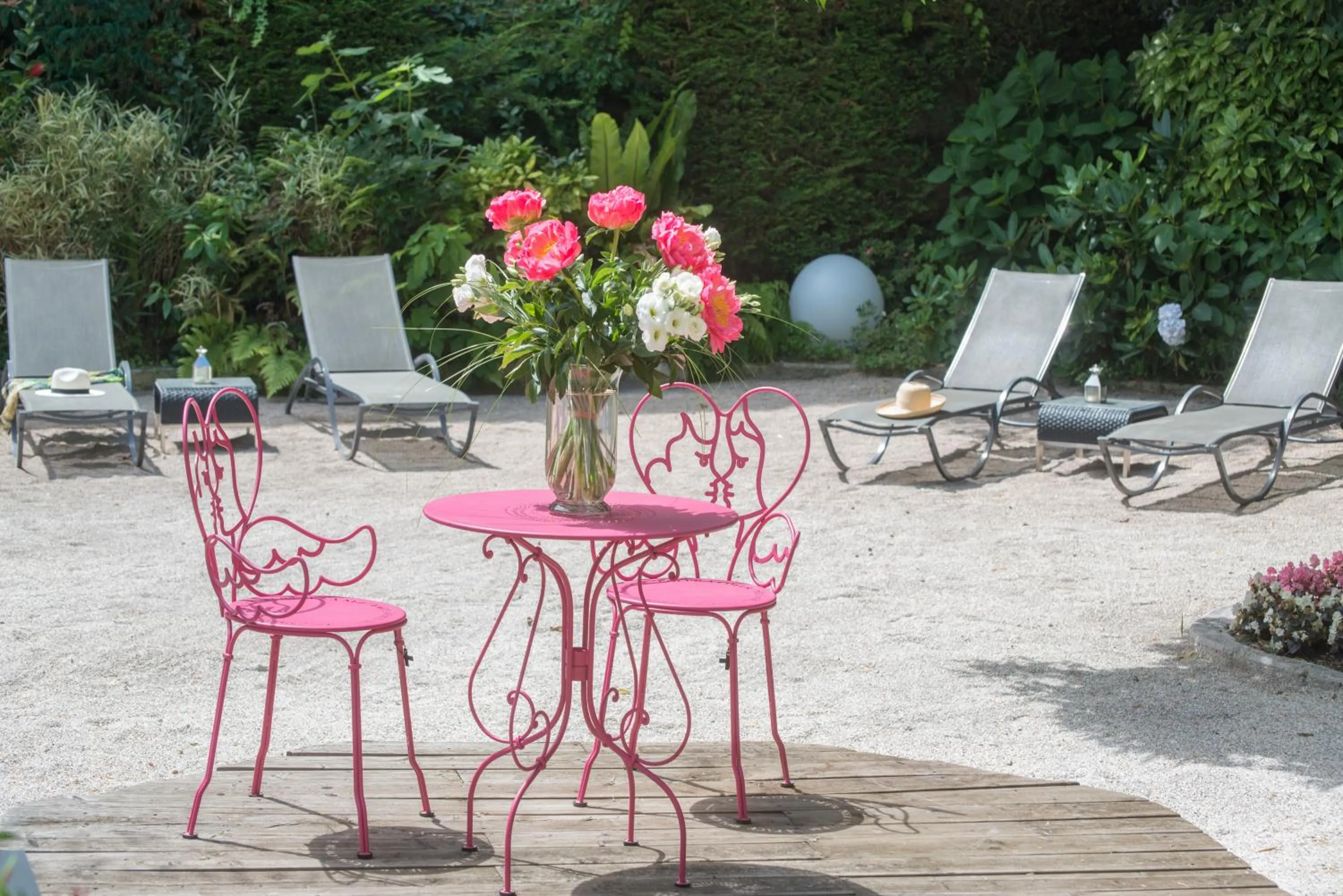 Garden view in Hotel Villa Victoria