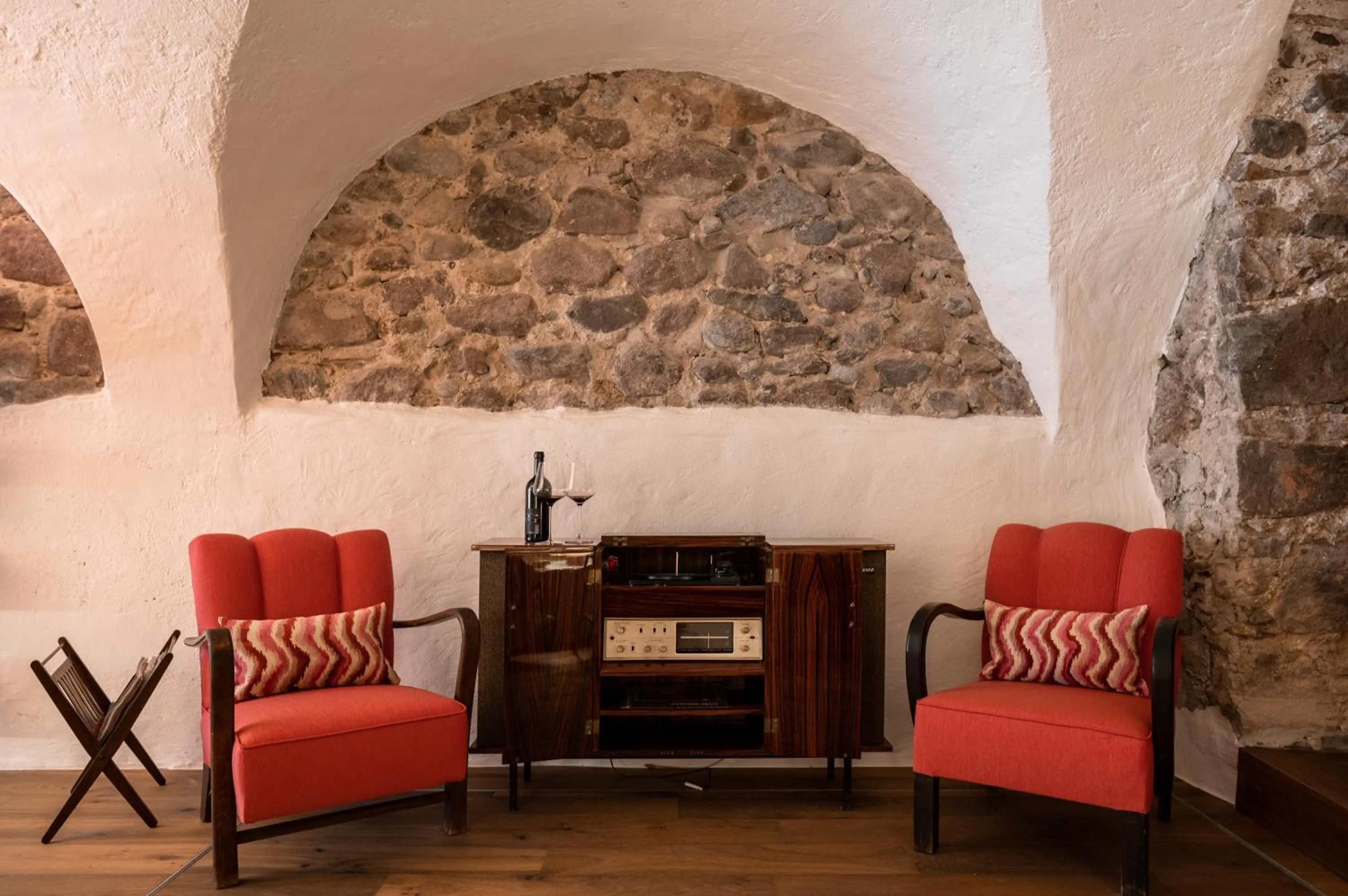 Living room in Leuchtenburg am See