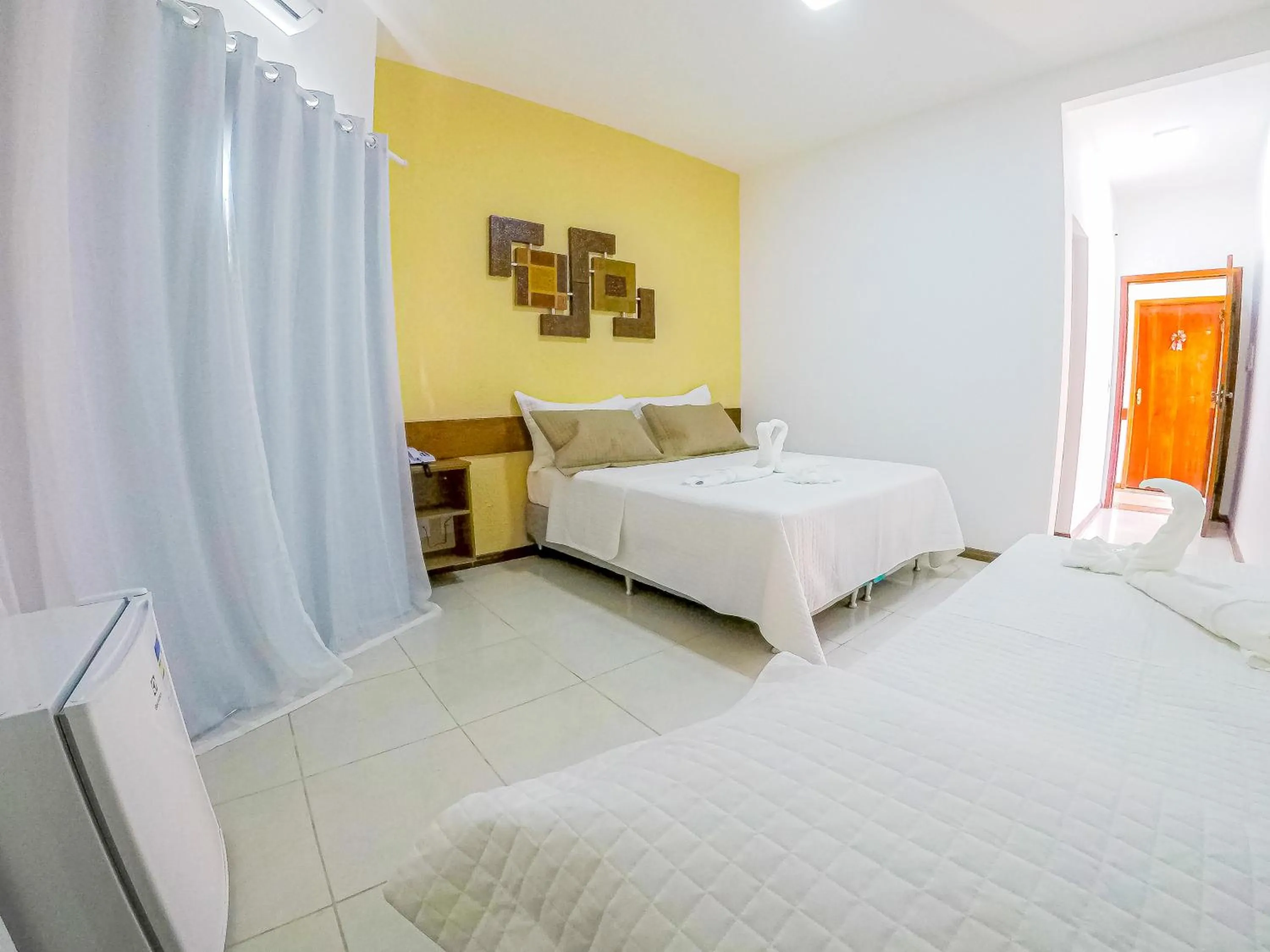 View (from property/room), Bed in Bem Bahia Hotel - Rede Bem Bahia