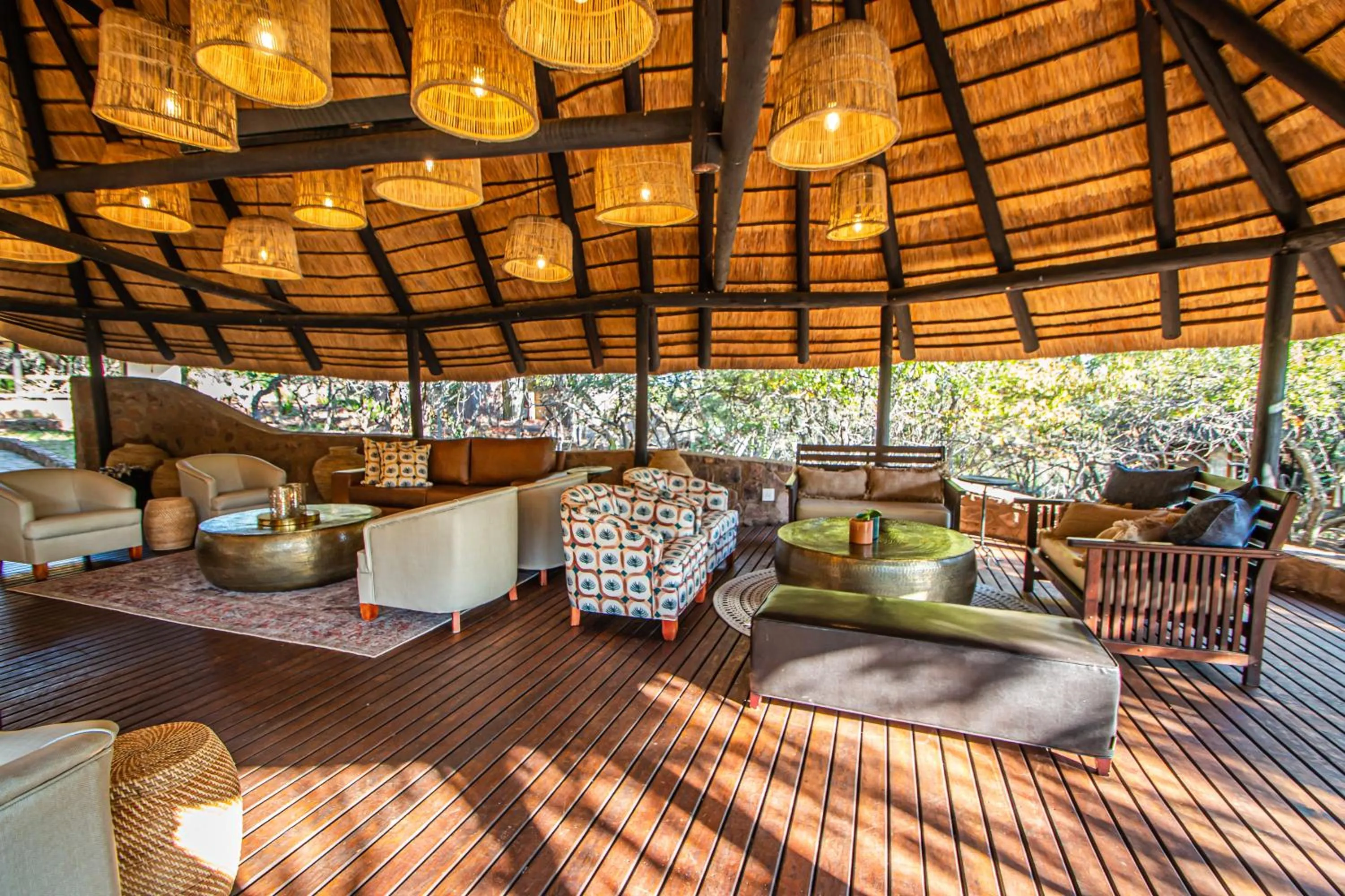 Lounge or bar in Dinkweng Safari Lodge