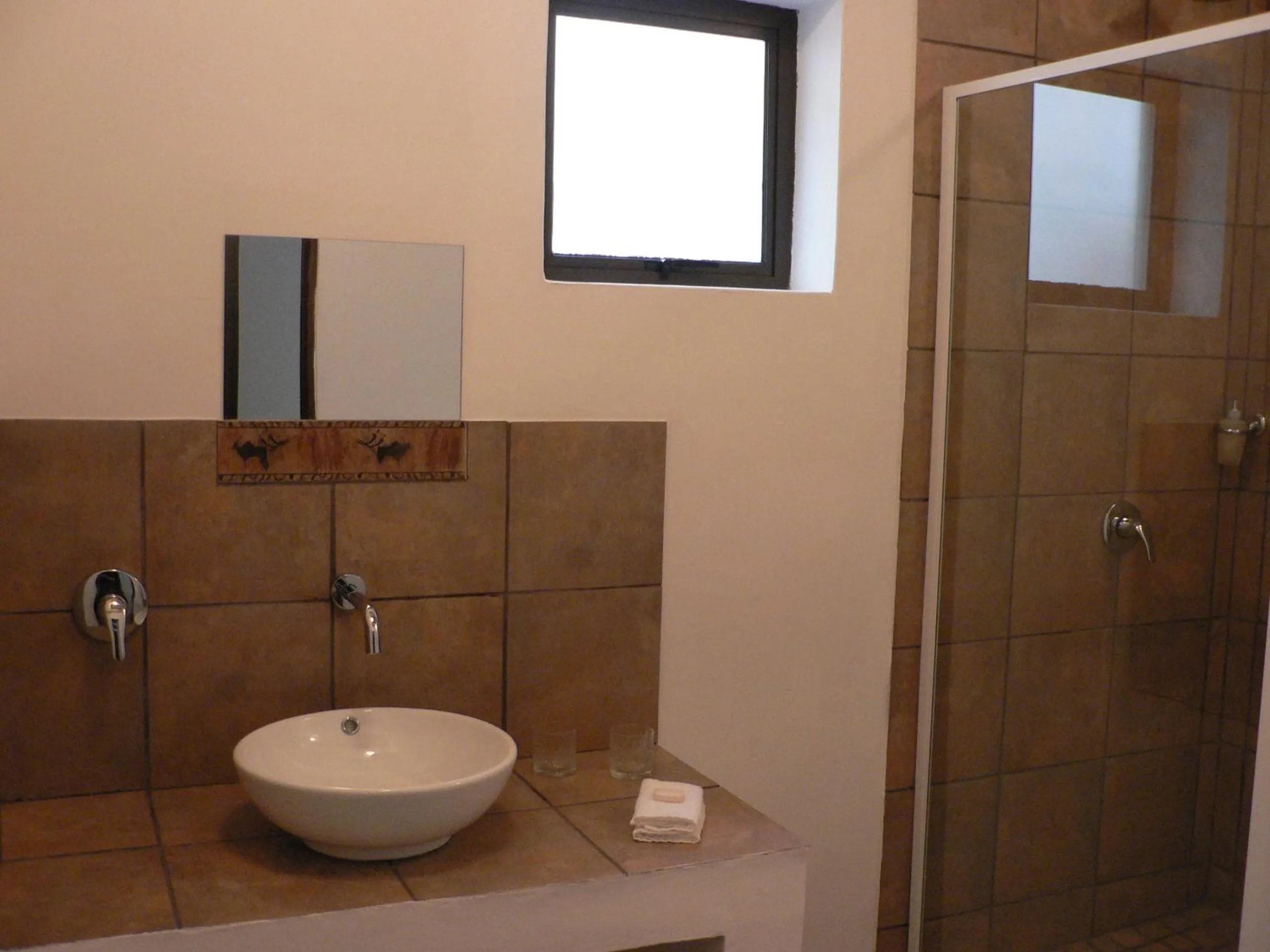 Bathroom in Mountain View Eco Lodge Montagu