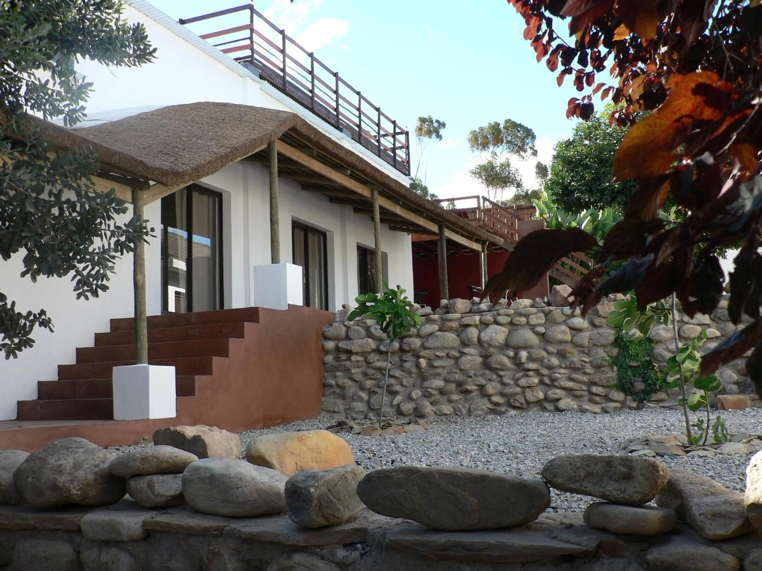 Facade/entrance in Mountain View Eco Lodge Montagu