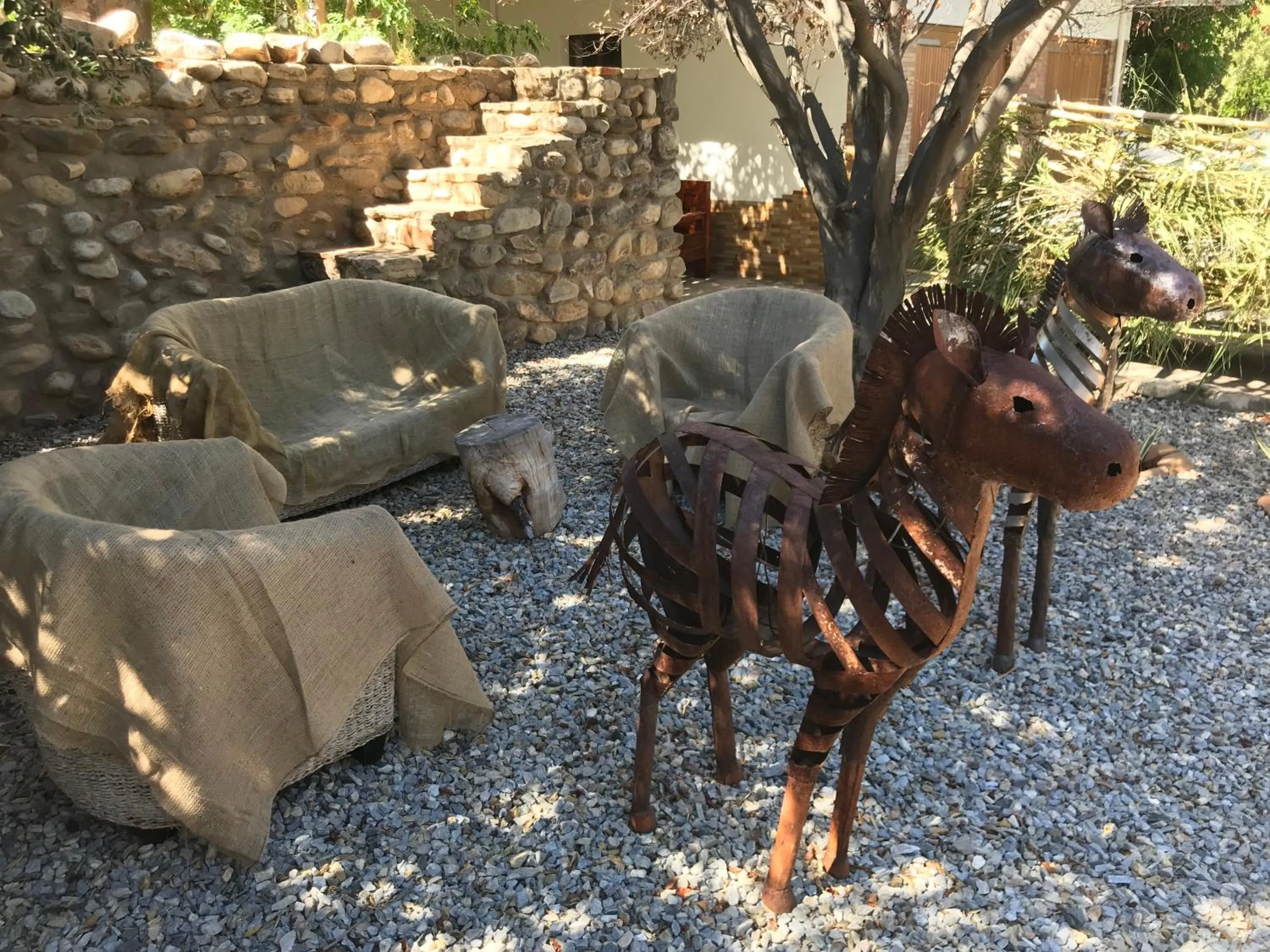Balcony/Terrace in Mountain View Eco Lodge Montagu