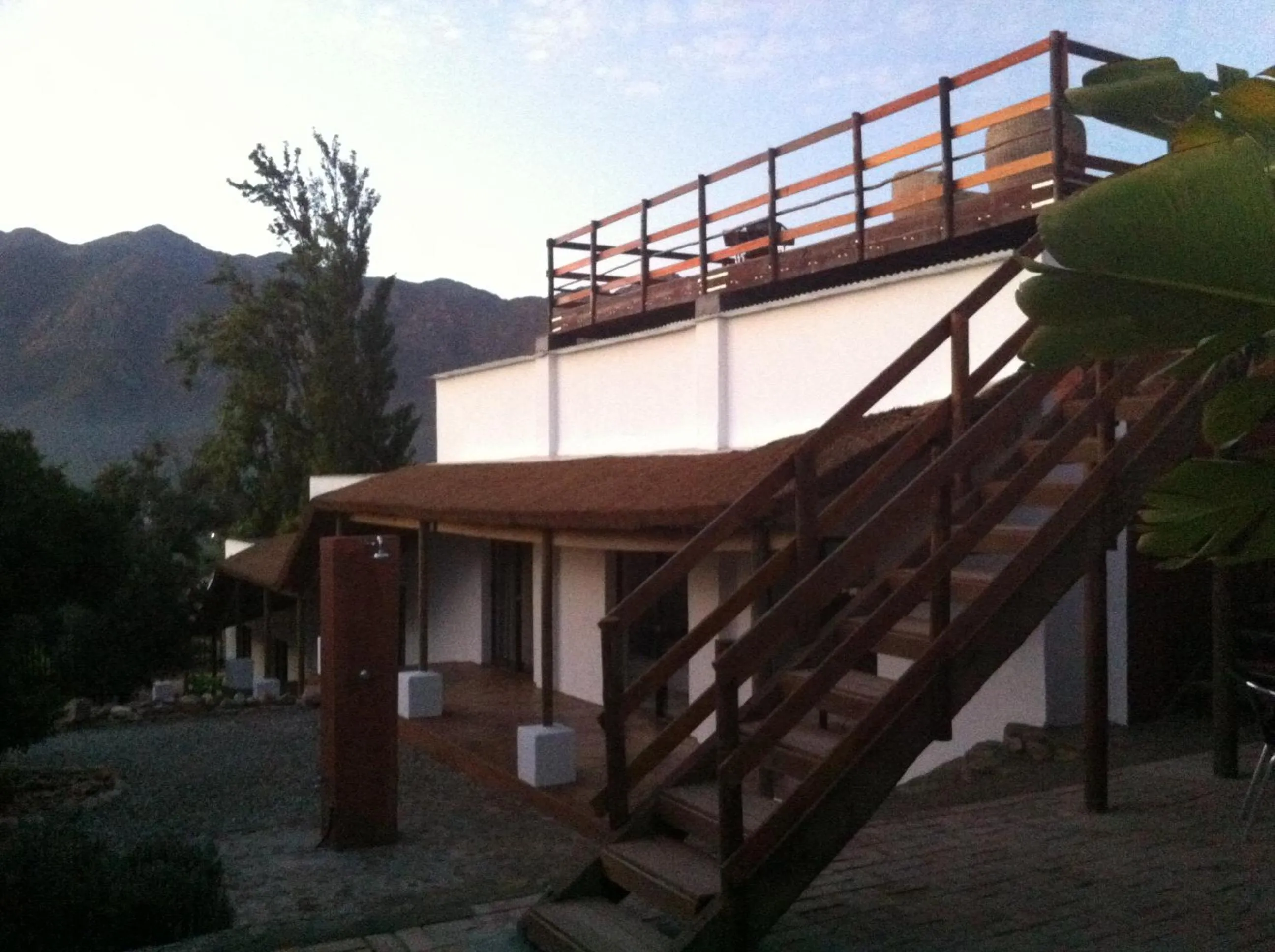 Facade/entrance in Mountain View Eco Lodge Montagu