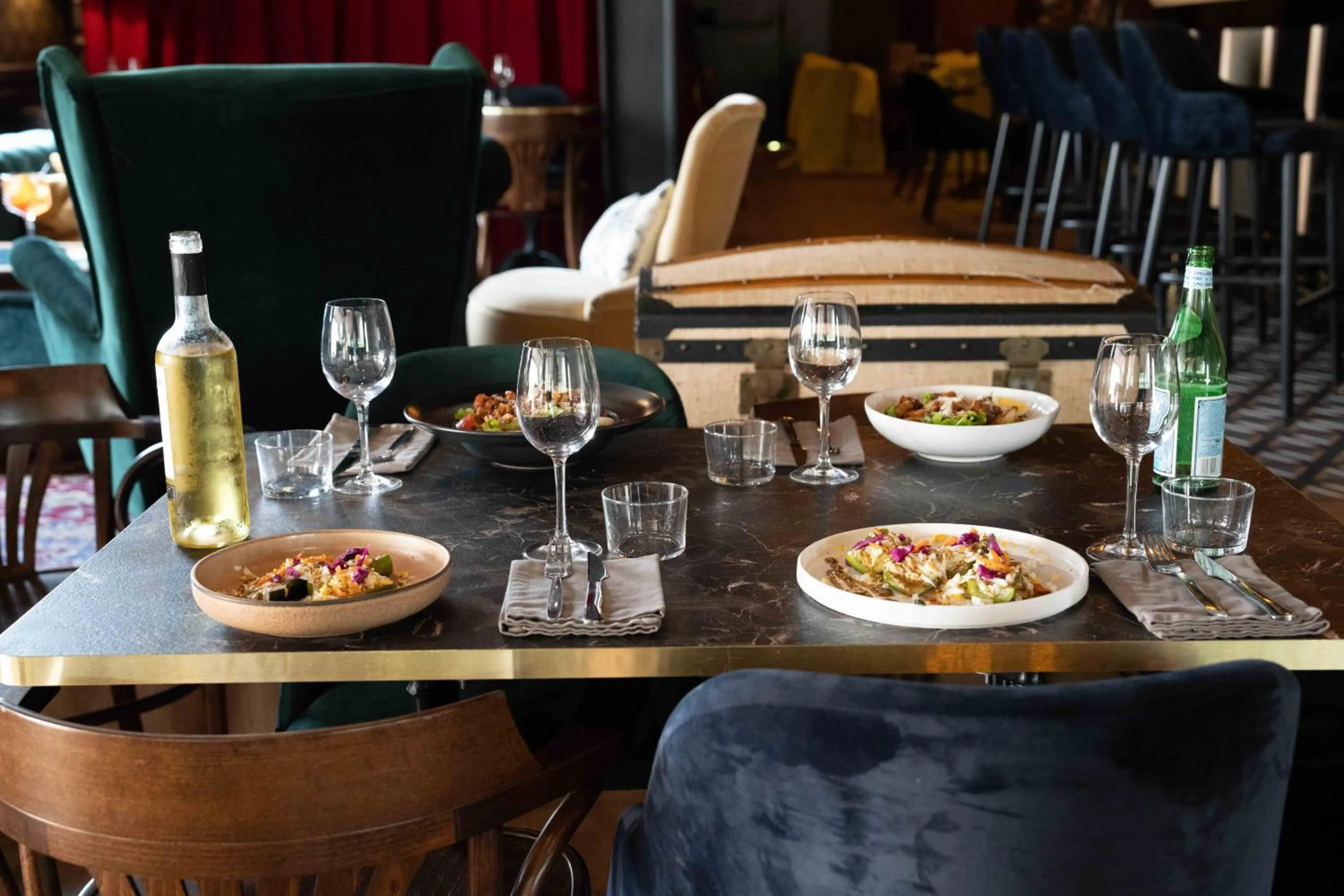 Food and drinks in Logis Hôtel & Restaurant Ludik