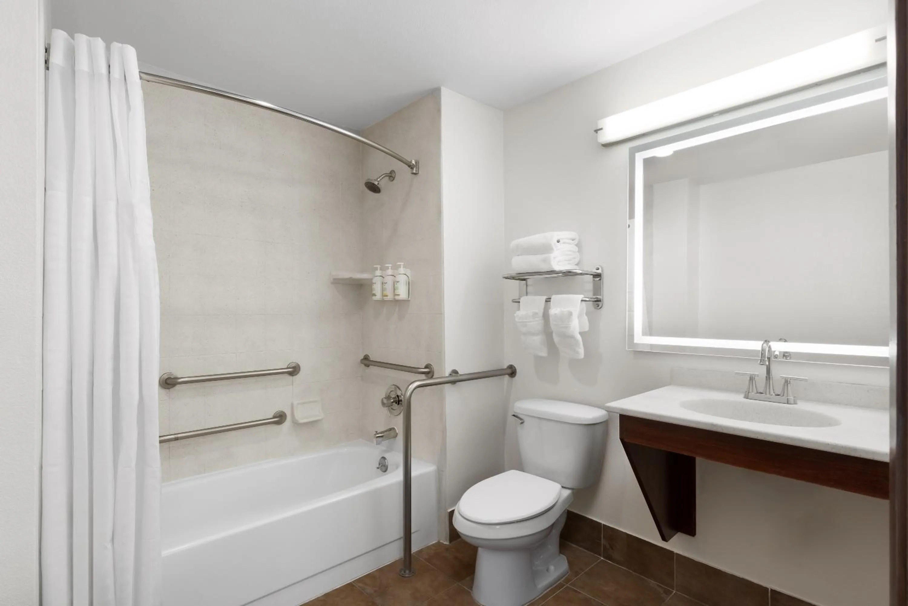 Bathroom in Ramada by Wyndham Medford Airport North
