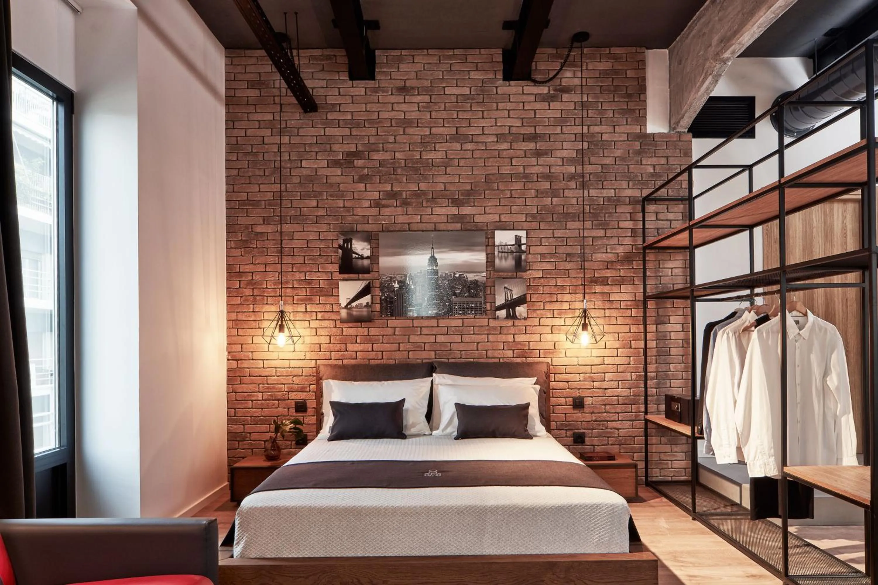 Bedroom, Bed in Kolonaki 8 - Design Suites & Lofts