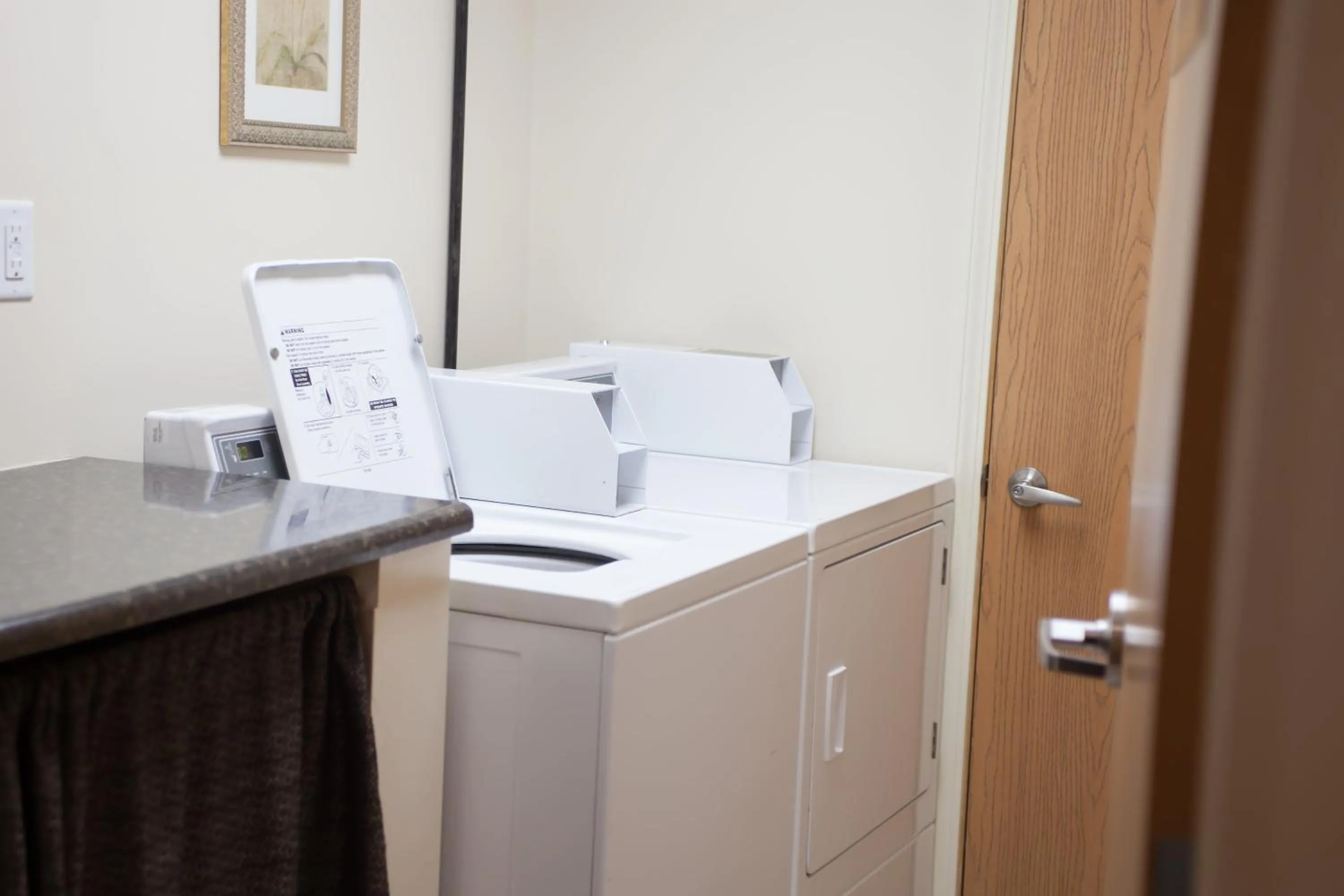 On site in Harrington Inn