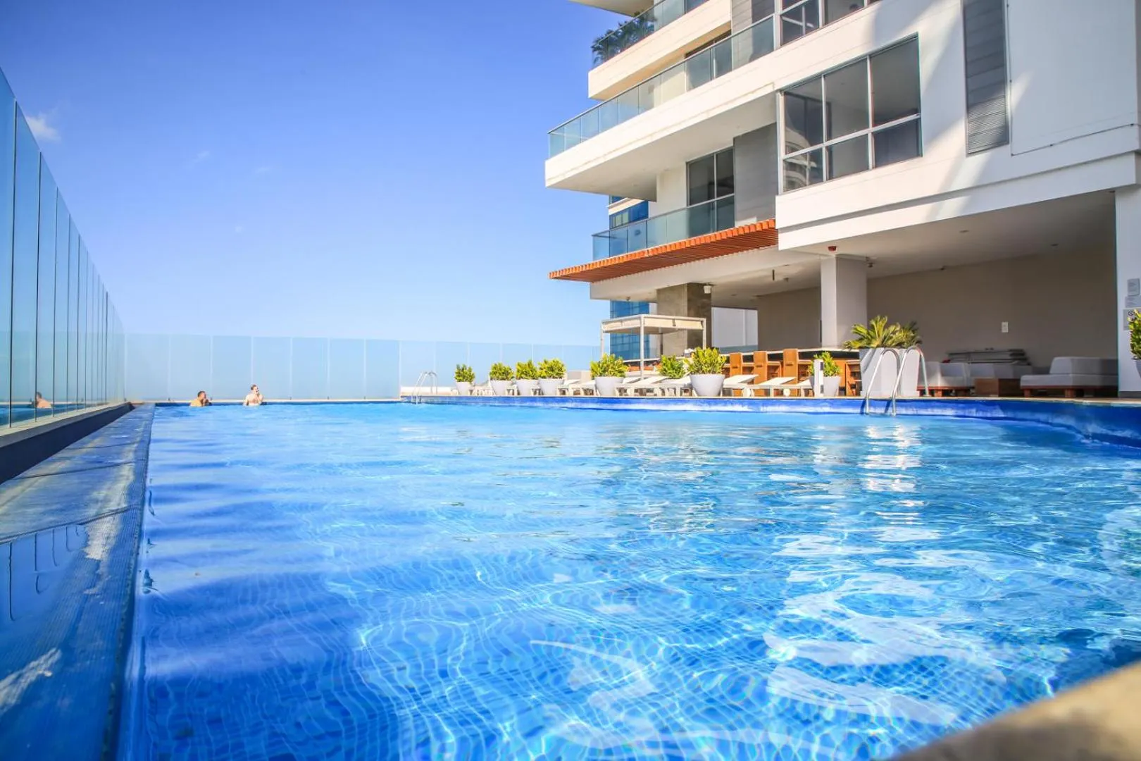 Swimming pool in Grand Marina Suites Santa Marta