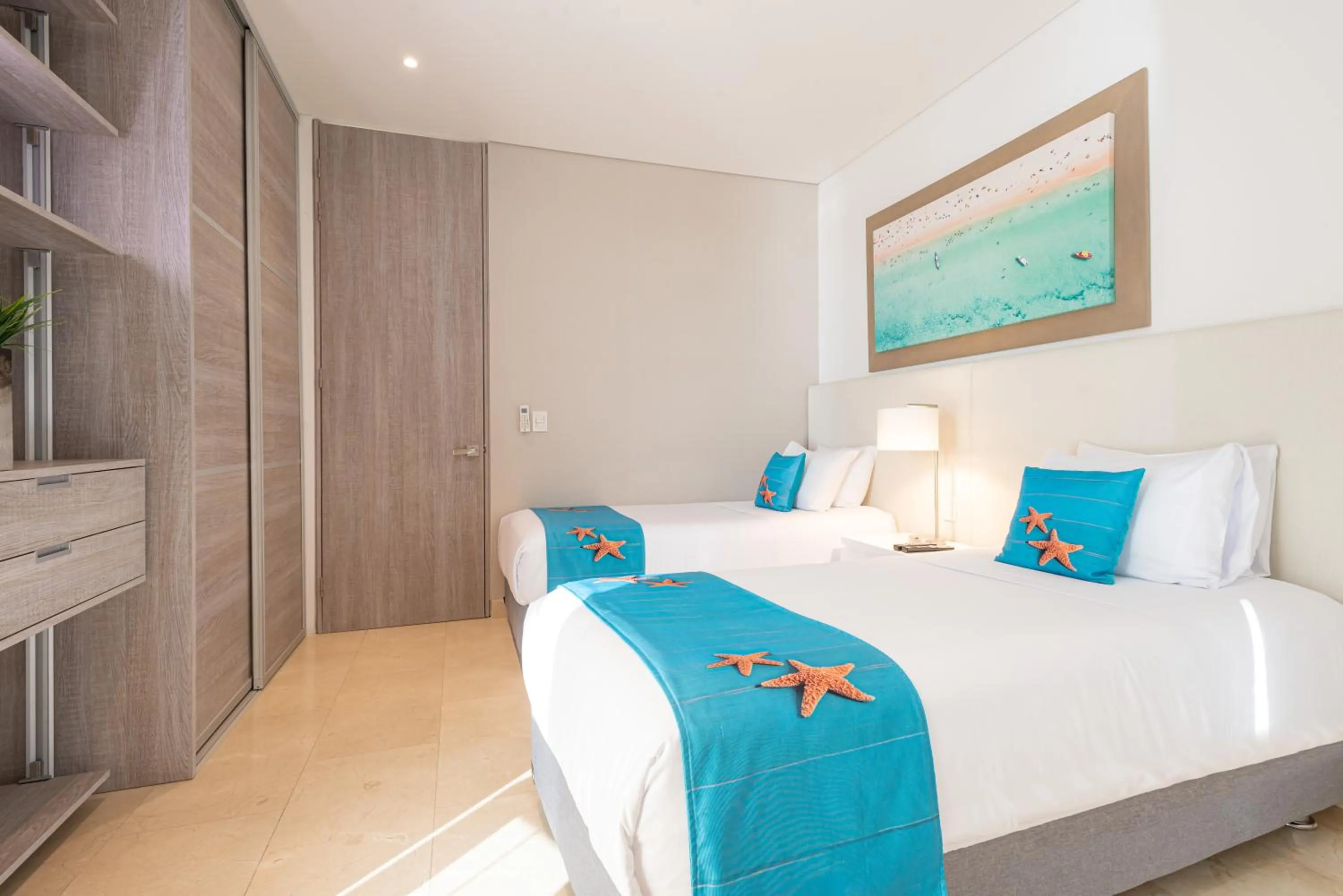 Bed in Grand Marina Suites Santa Marta