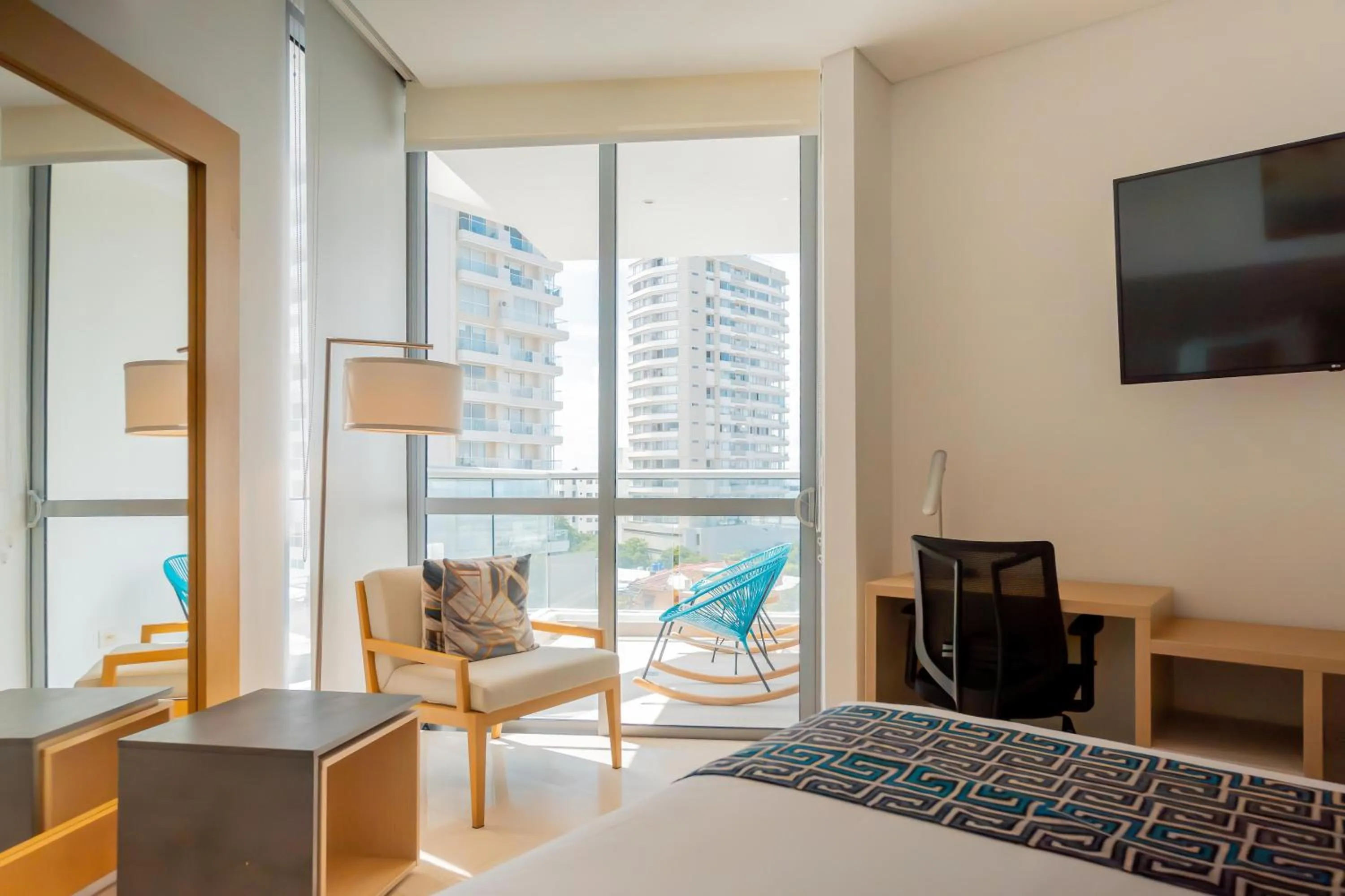 Bed in Grand Marina Suites Santa Marta