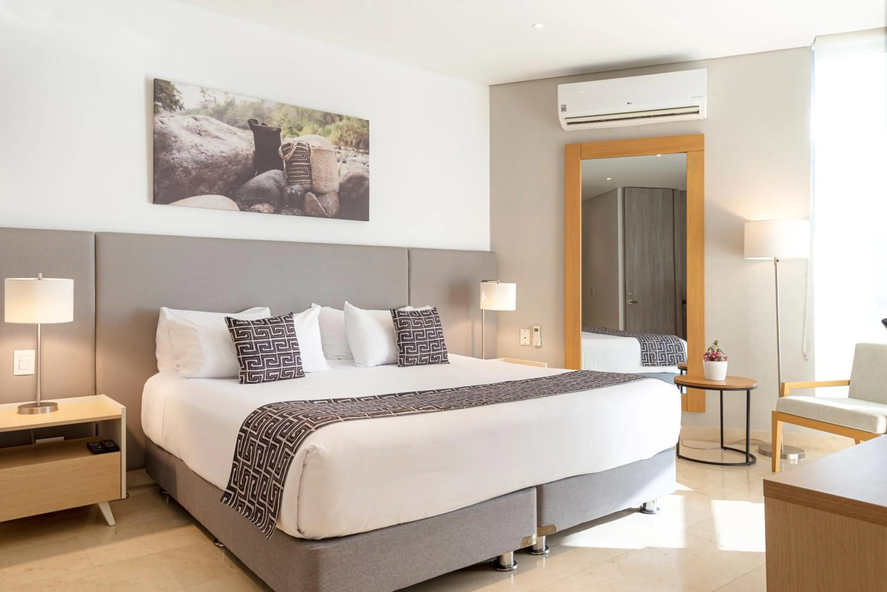 Bed in Grand Marina Suites Santa Marta