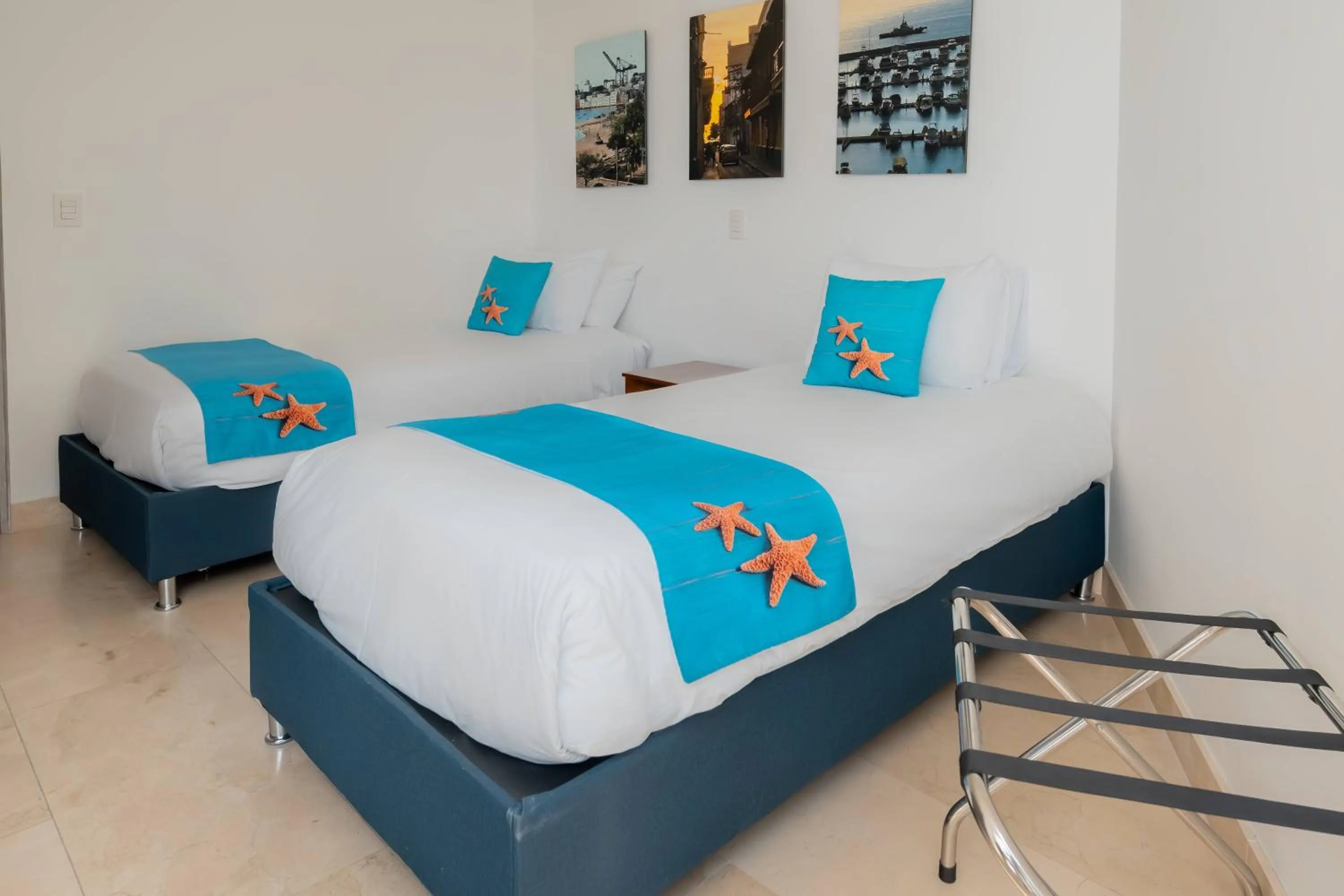 Bed in Grand Marina Suites Santa Marta
