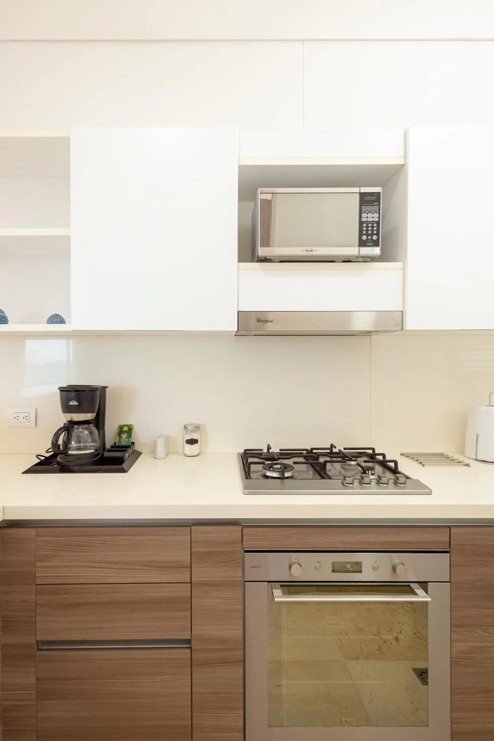 Kitchen or kitchenette in Grand Marina Suites Santa Marta