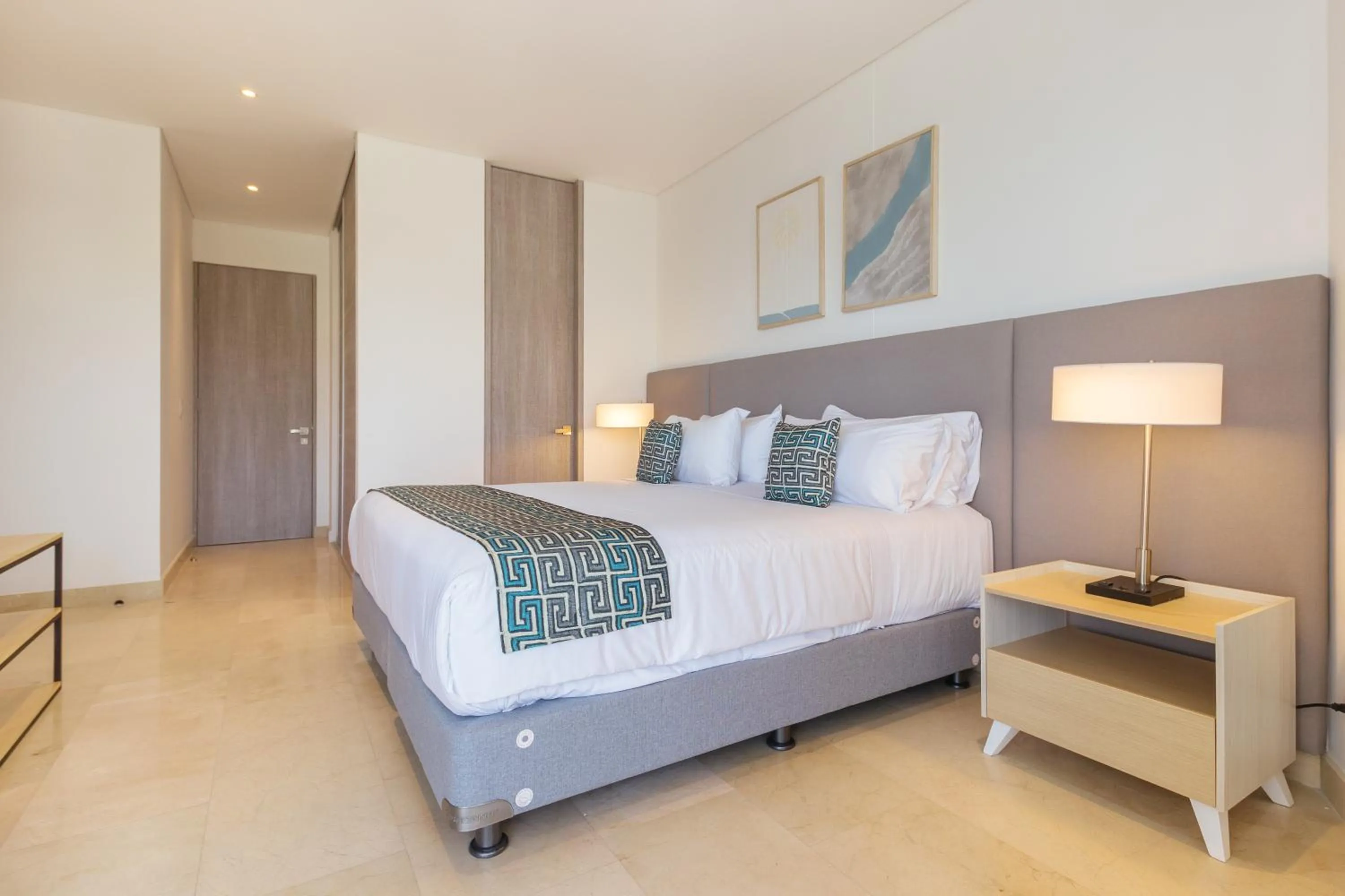 Bed in Grand Marina Suites Santa Marta