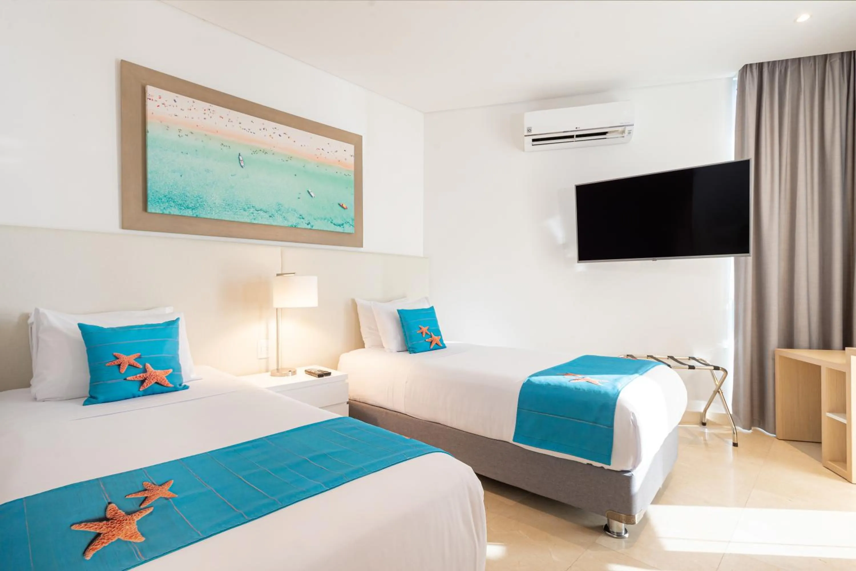 Bed in Grand Marina Suites Santa Marta