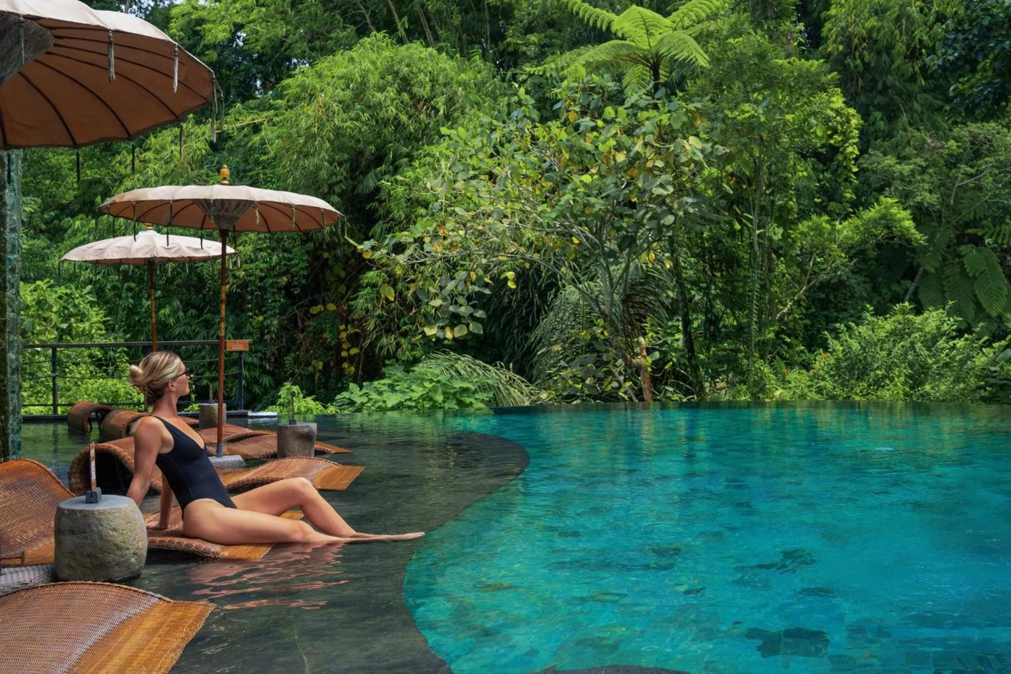 Swimming pool in Aksari Resort & Spa Ubud by Ini Vie Hospitality