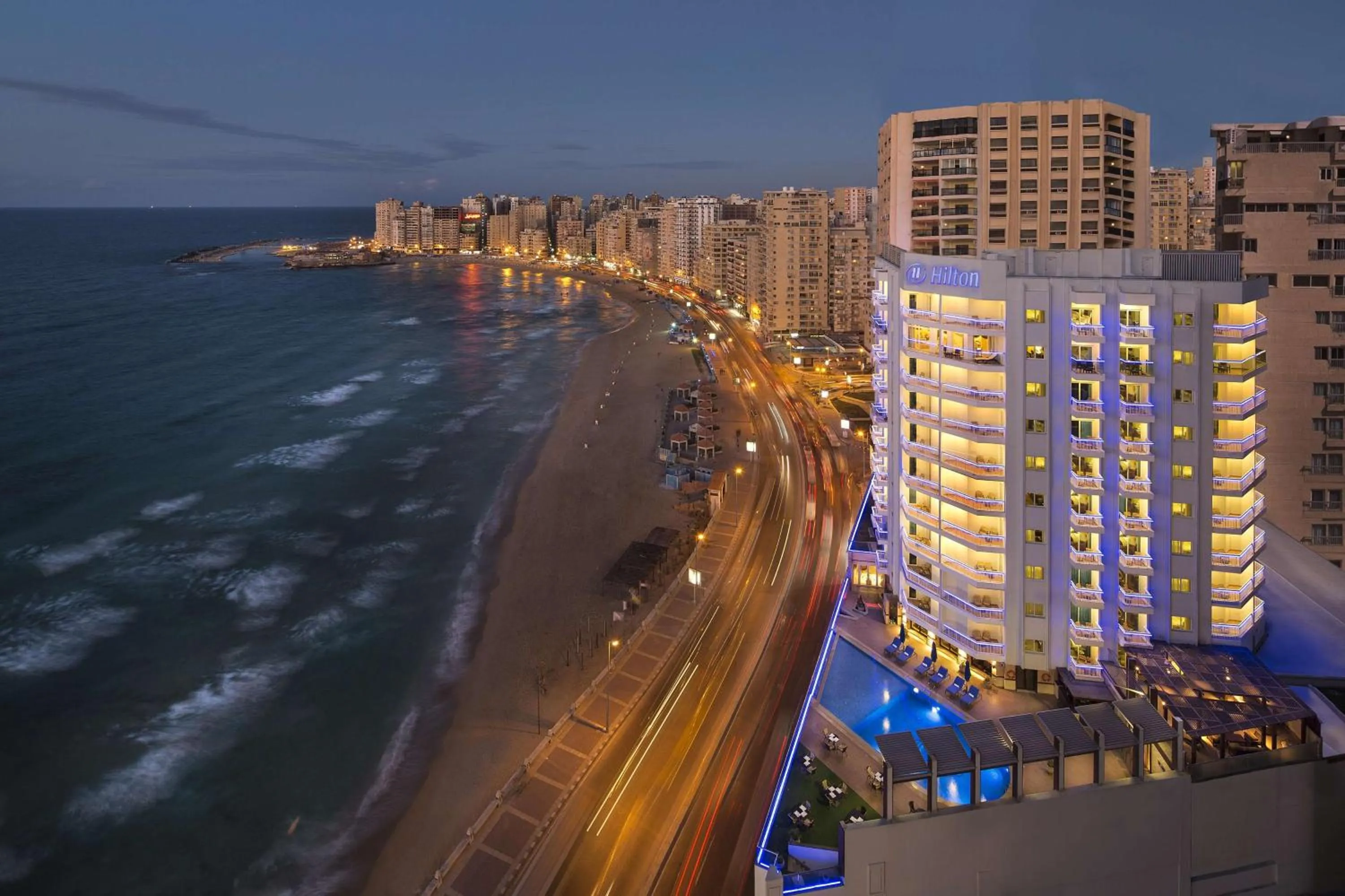 Property building in Hilton Alexandria Corniche Hotel