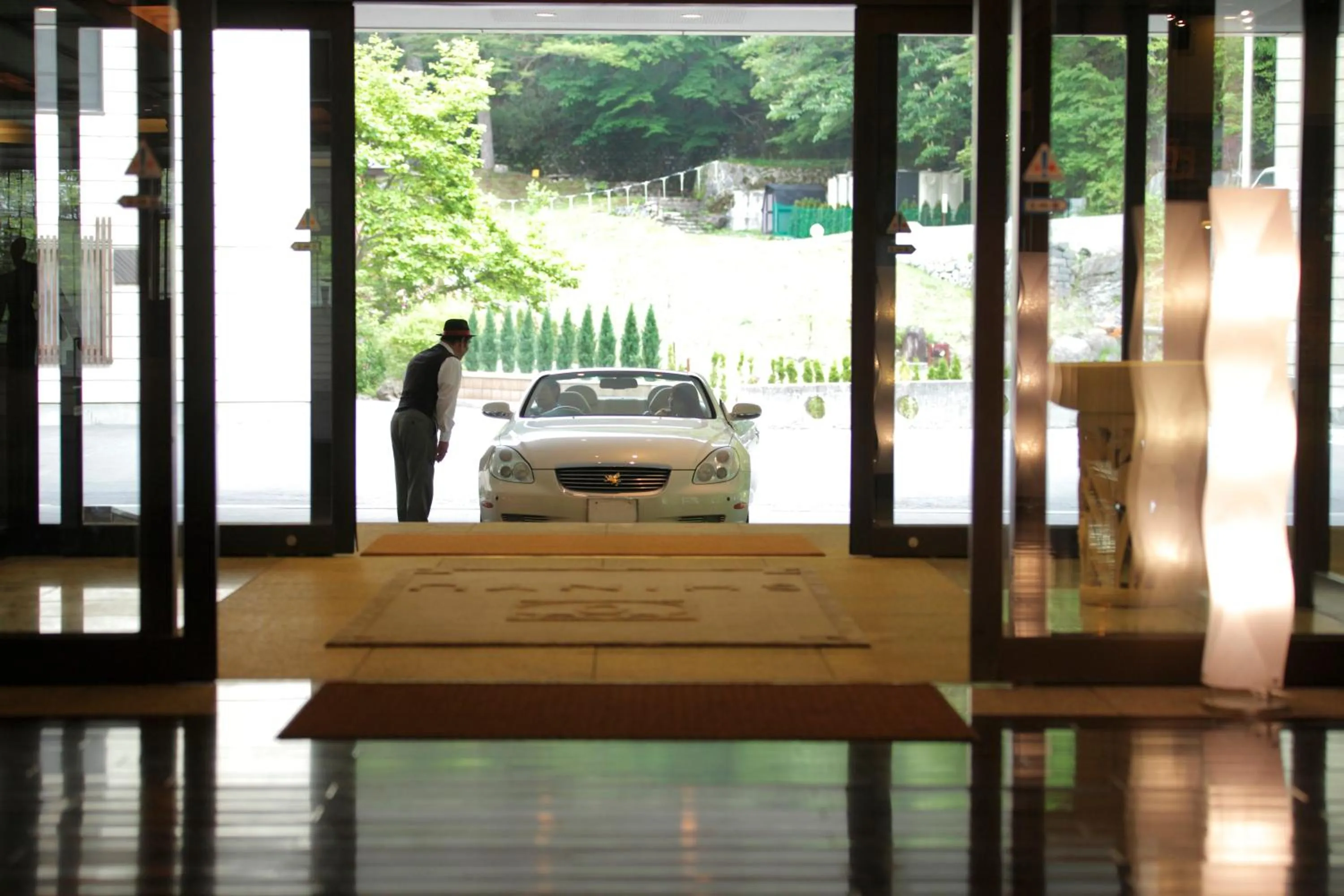 Lobby or reception in Tateshina Shinyu Onsen