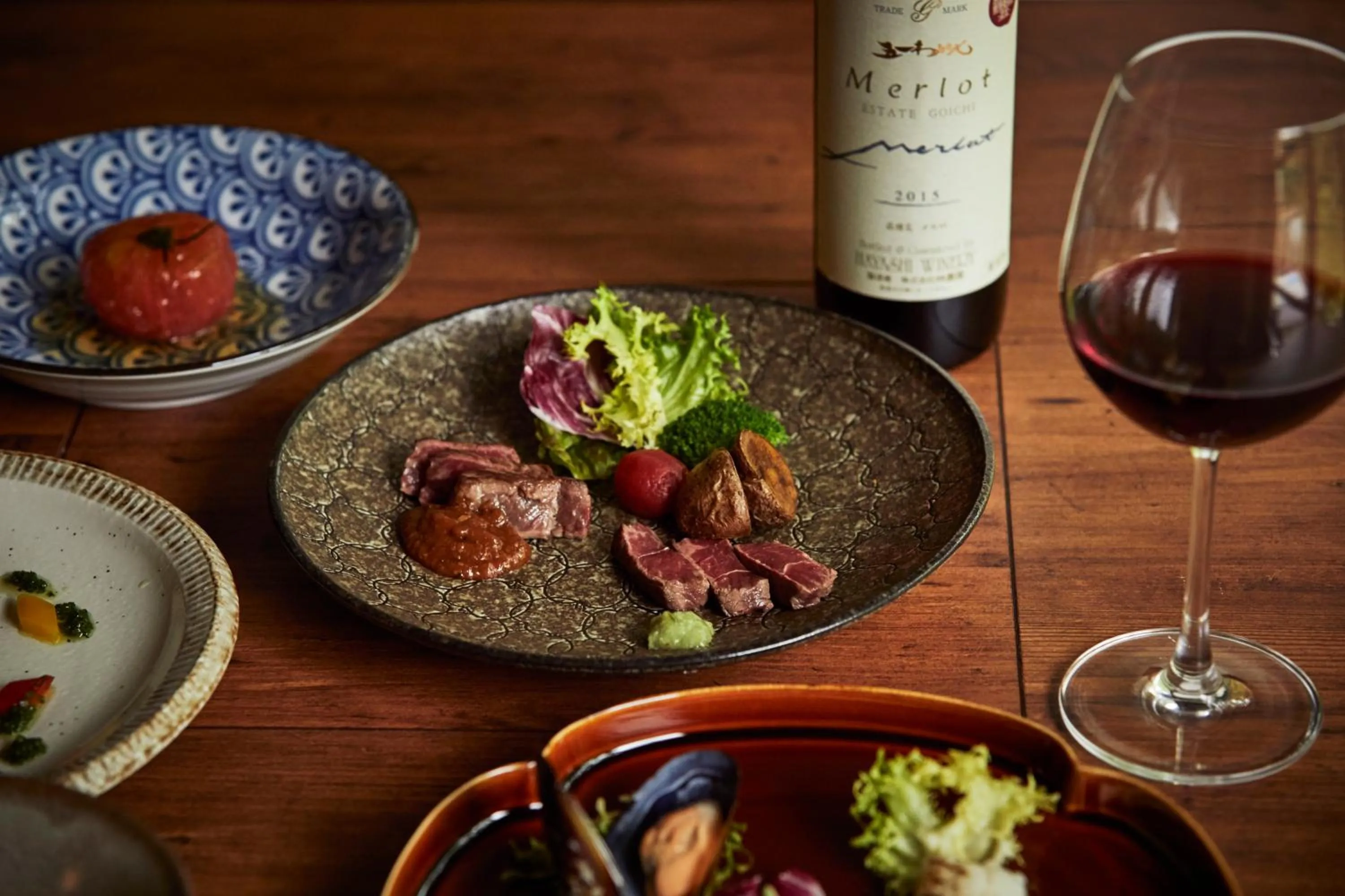 Dinner in Tateshina Shinyu Onsen