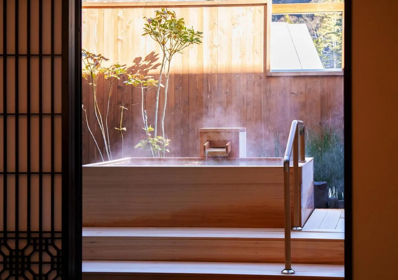 Bathroom in Tateshina Shinyu Onsen