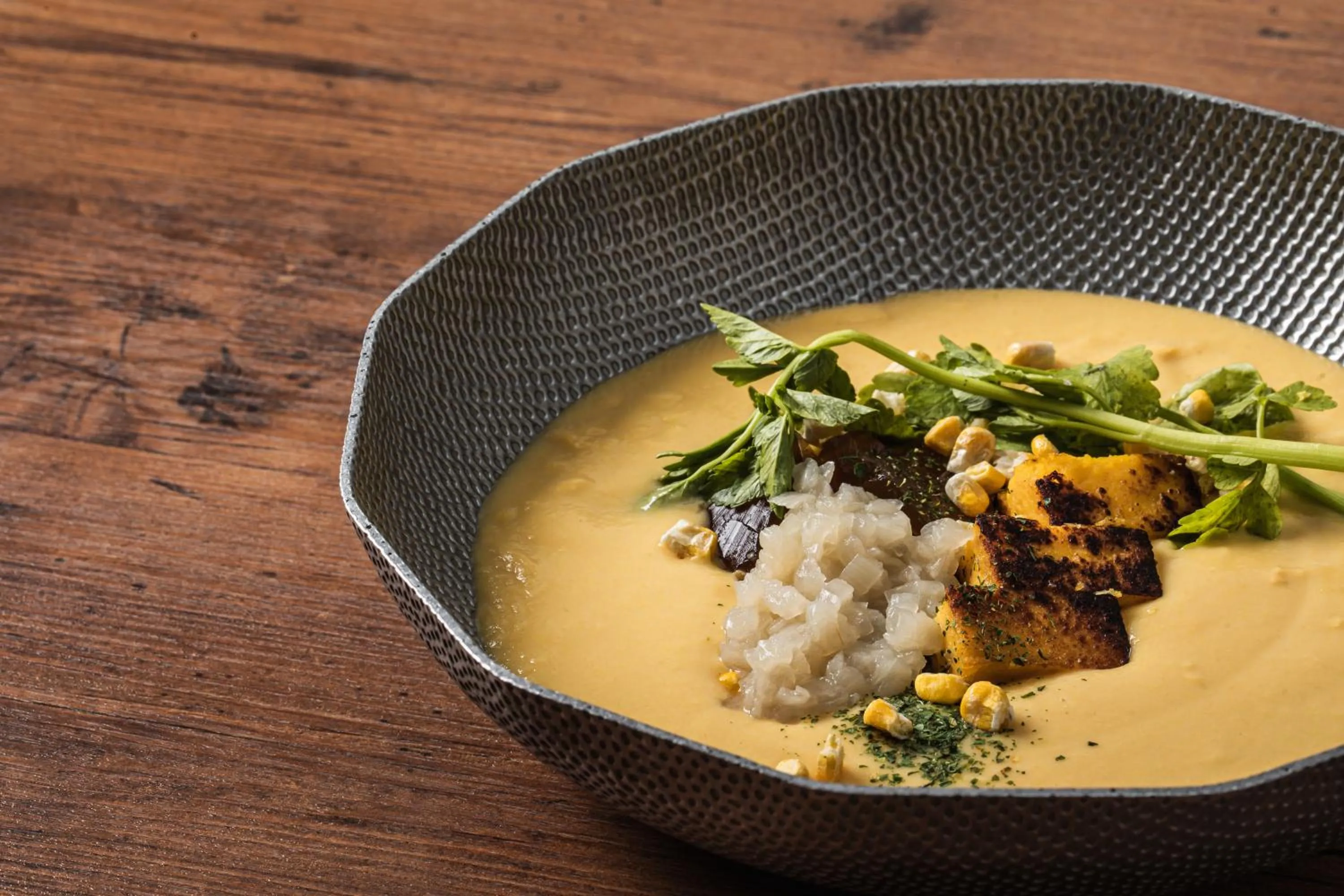 Food close-up in Tateshina Shinyu Onsen
