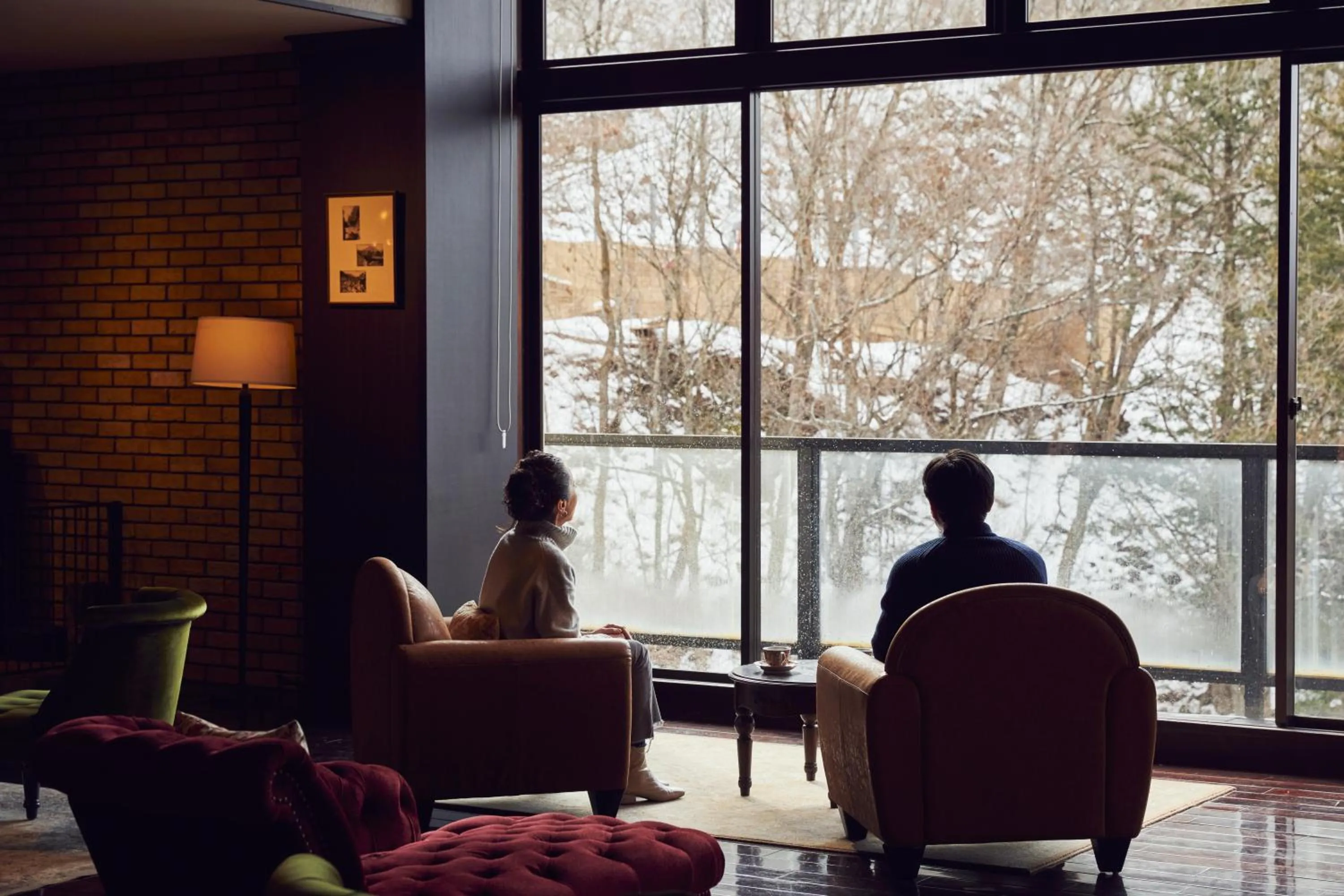 Lobby or reception in Tateshina Shinyu Onsen