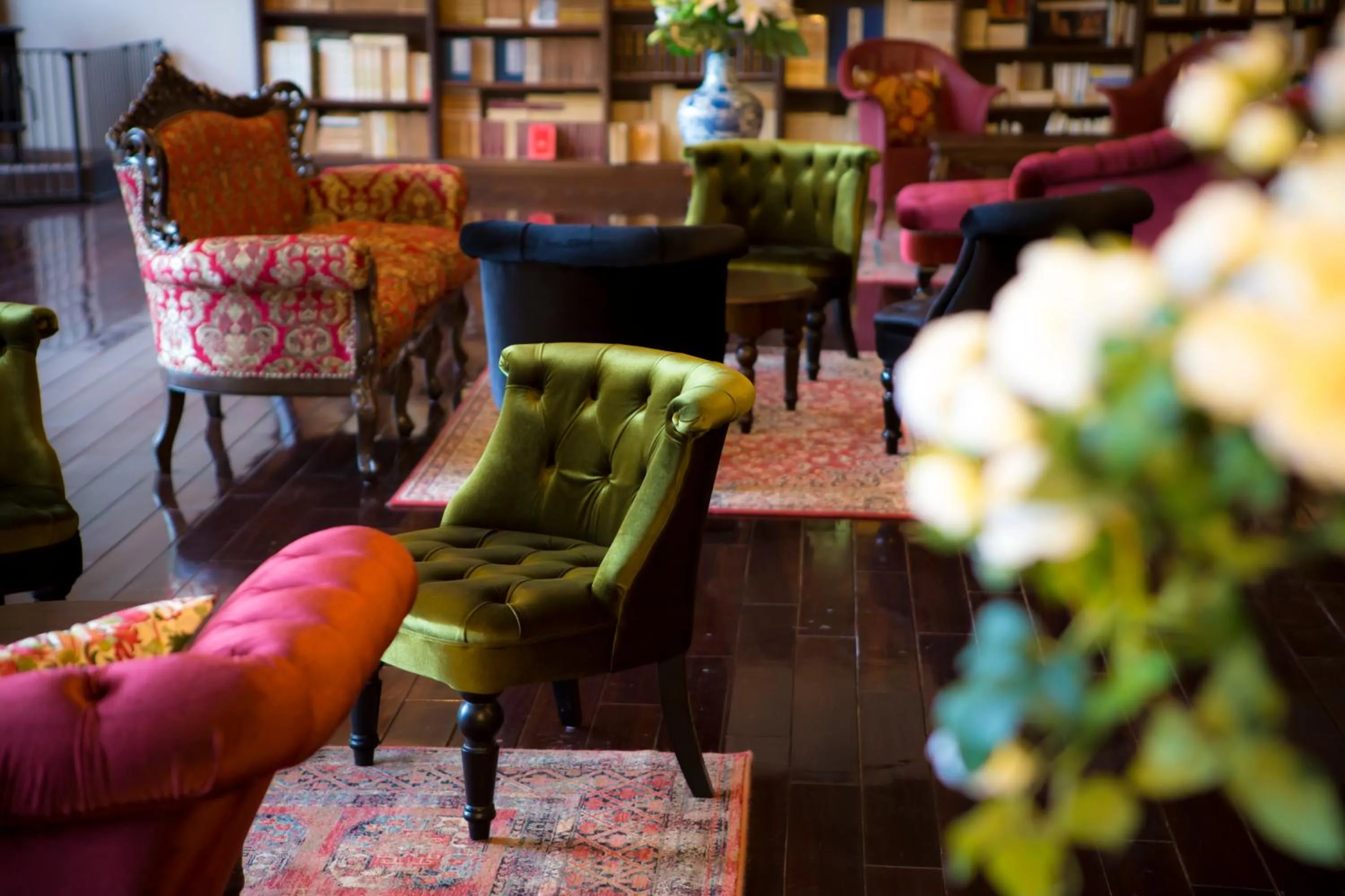 Communal lounge/ TV room in Tateshina Shinyu Onsen