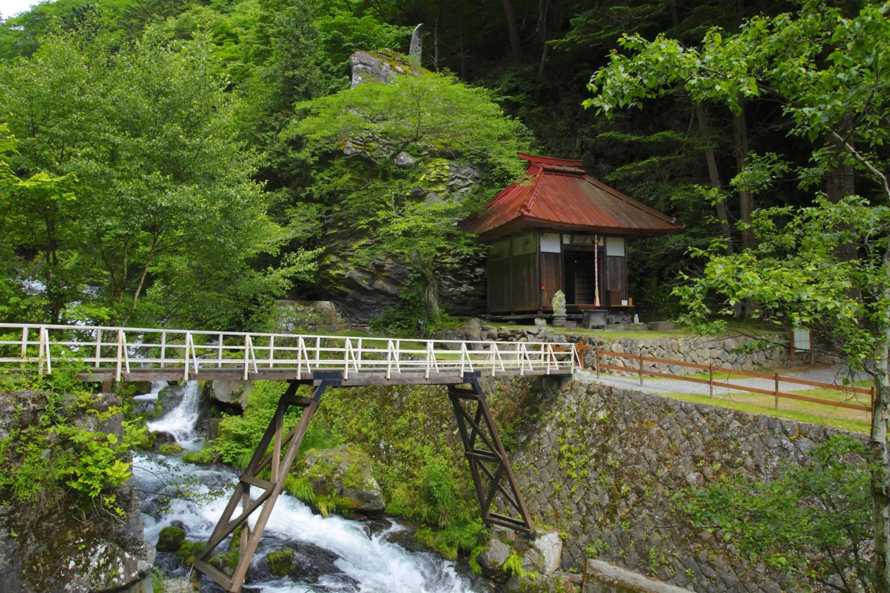 Natural landscape in Tateshina Shinyu Onsen