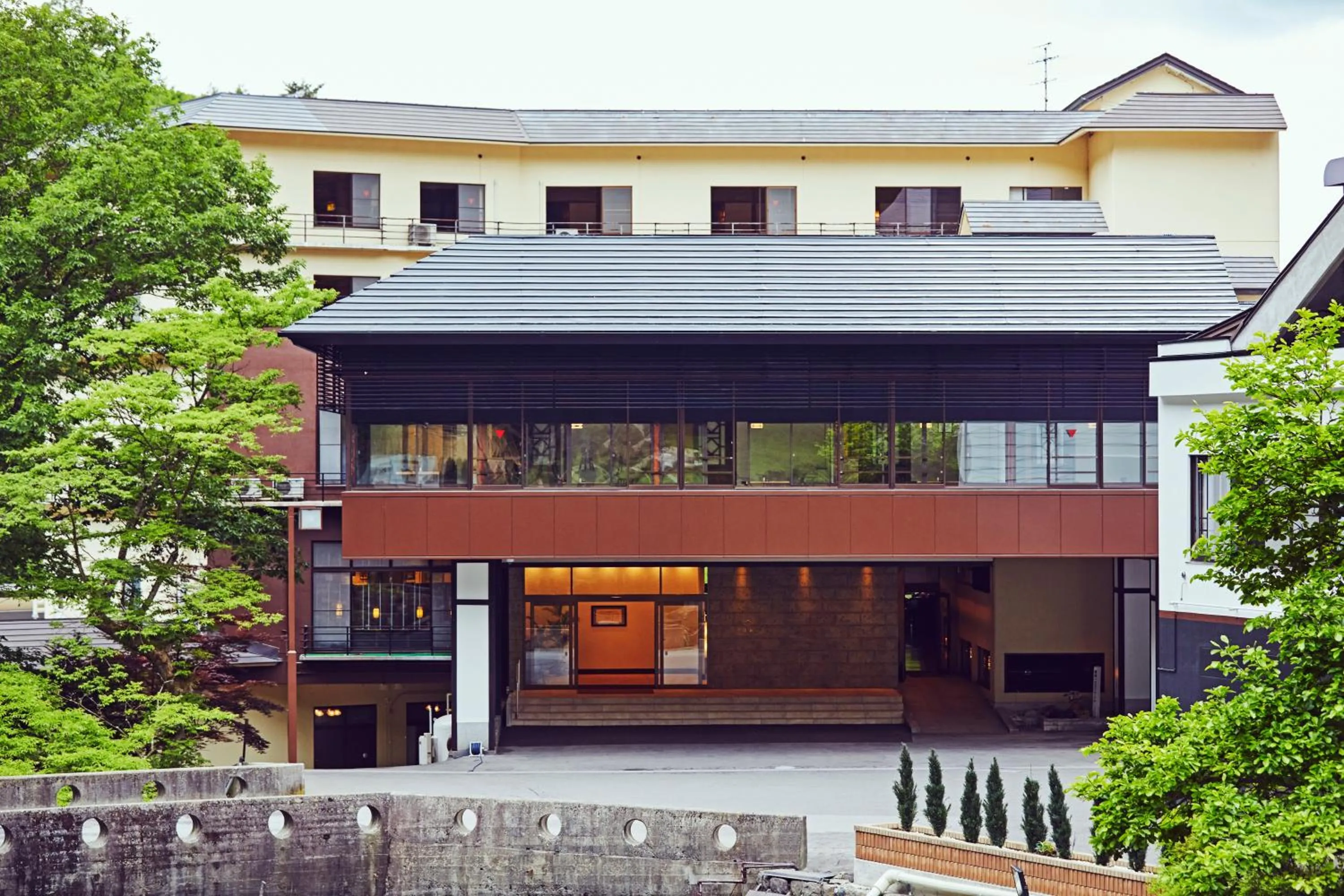 Facade/entrance in Tateshina Shinyu Onsen