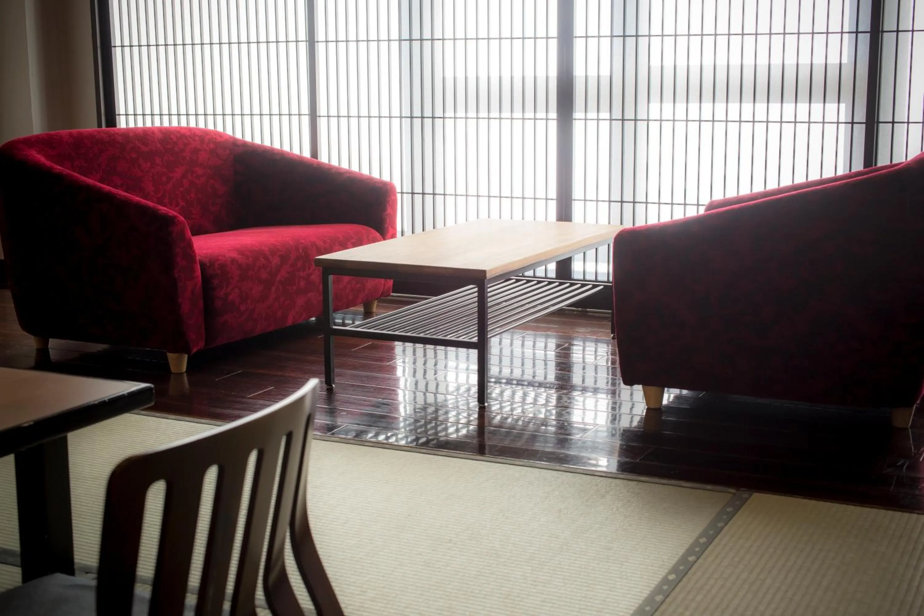 Living room in Tateshina Shinyu Onsen