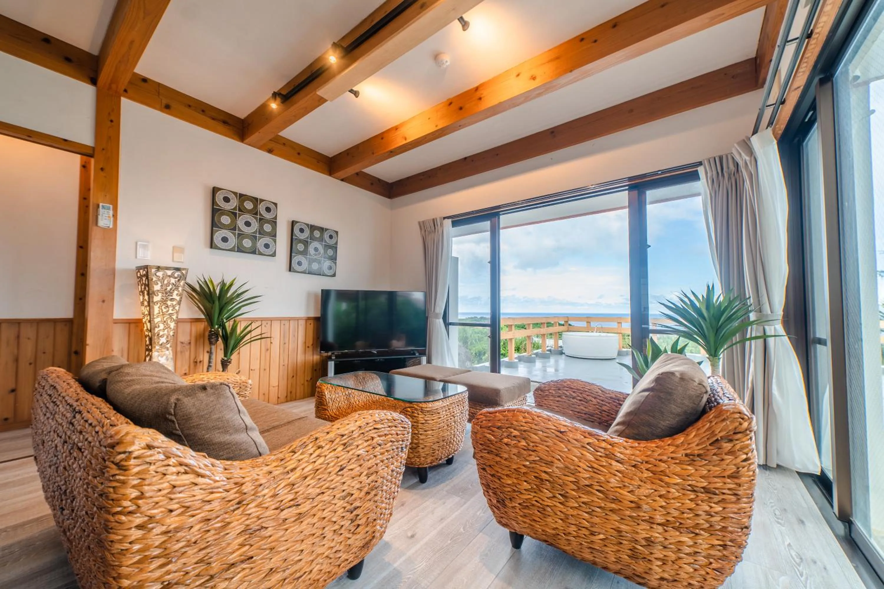 Living room in Crystal Villa Imgya