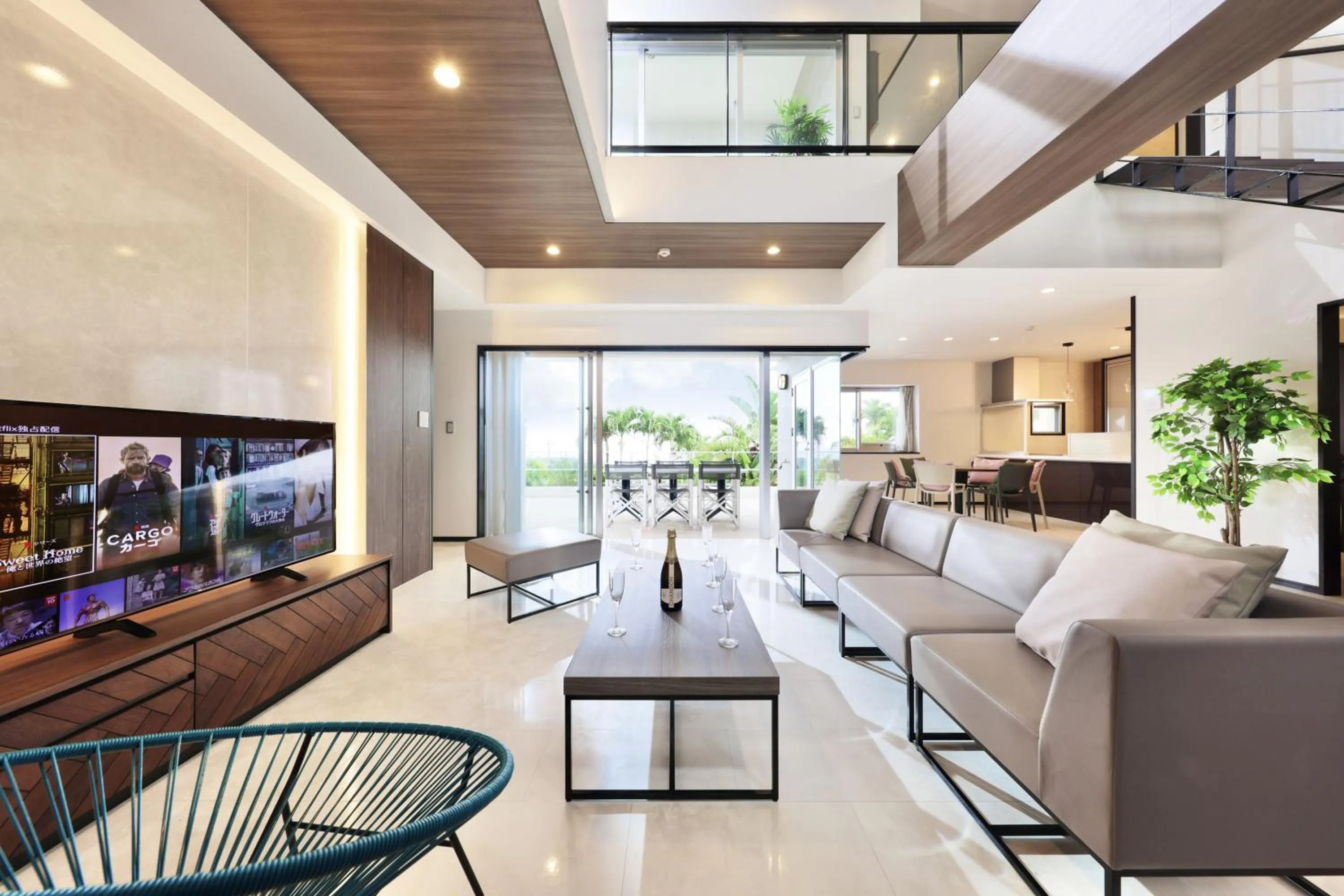 Living room in Crystal Villa Imgya