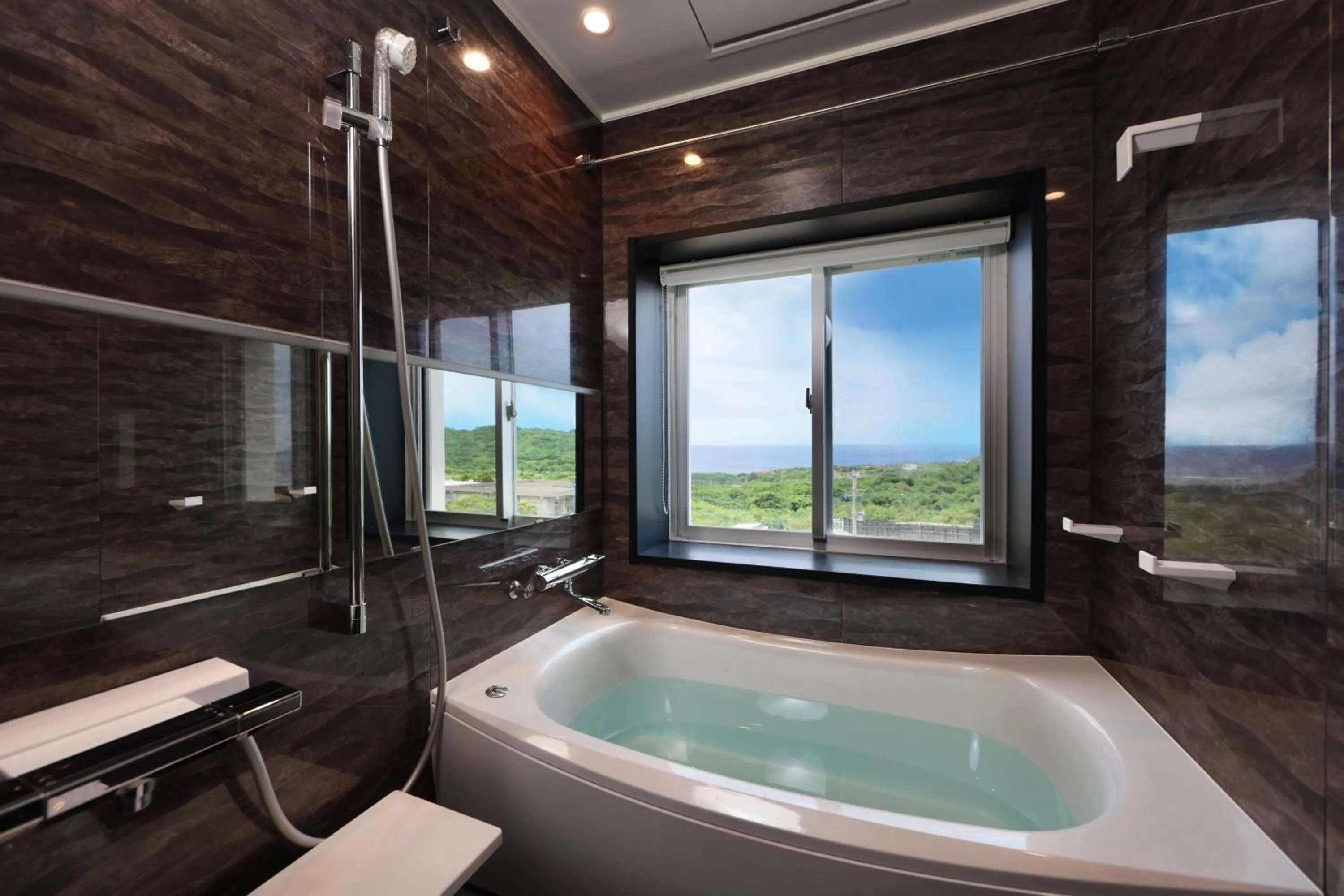 Bathroom in Crystal Villa Imgya