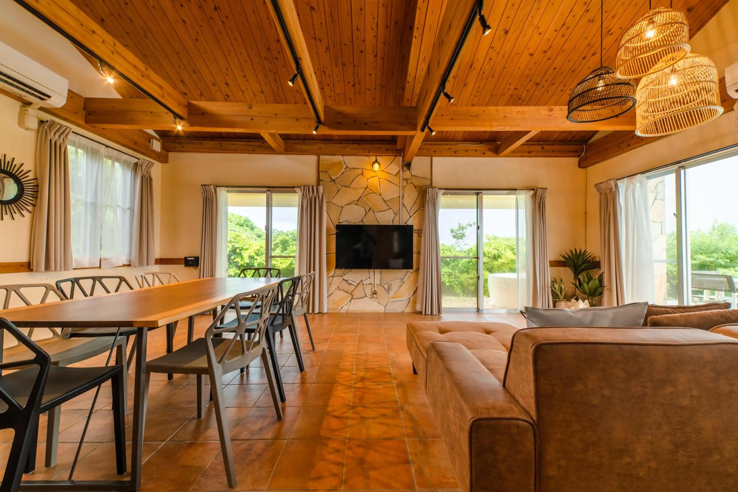 Living room in Crystal Villa Imgya