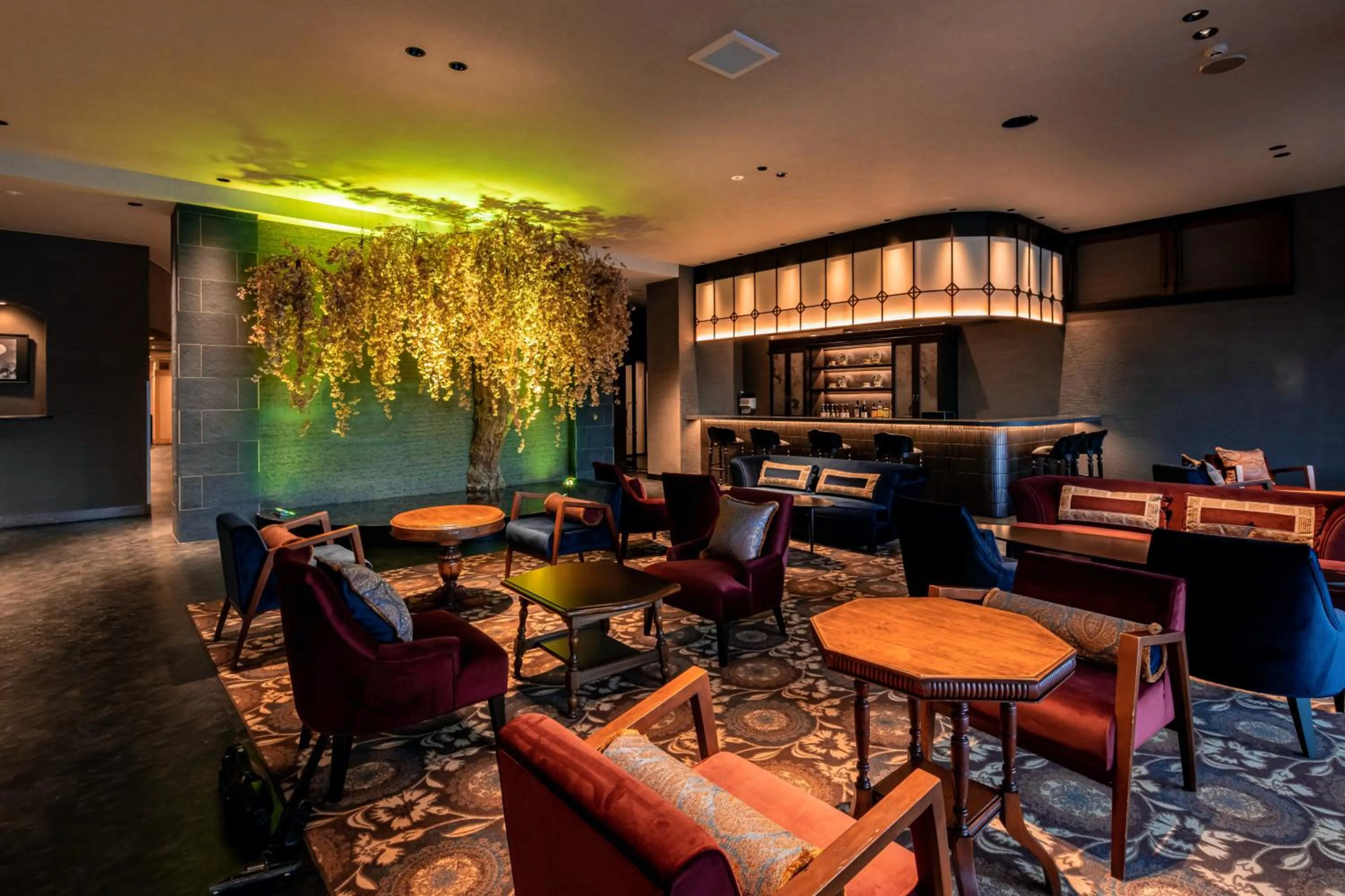 Lounge or bar in Kamisuwa Onsen Shinyu