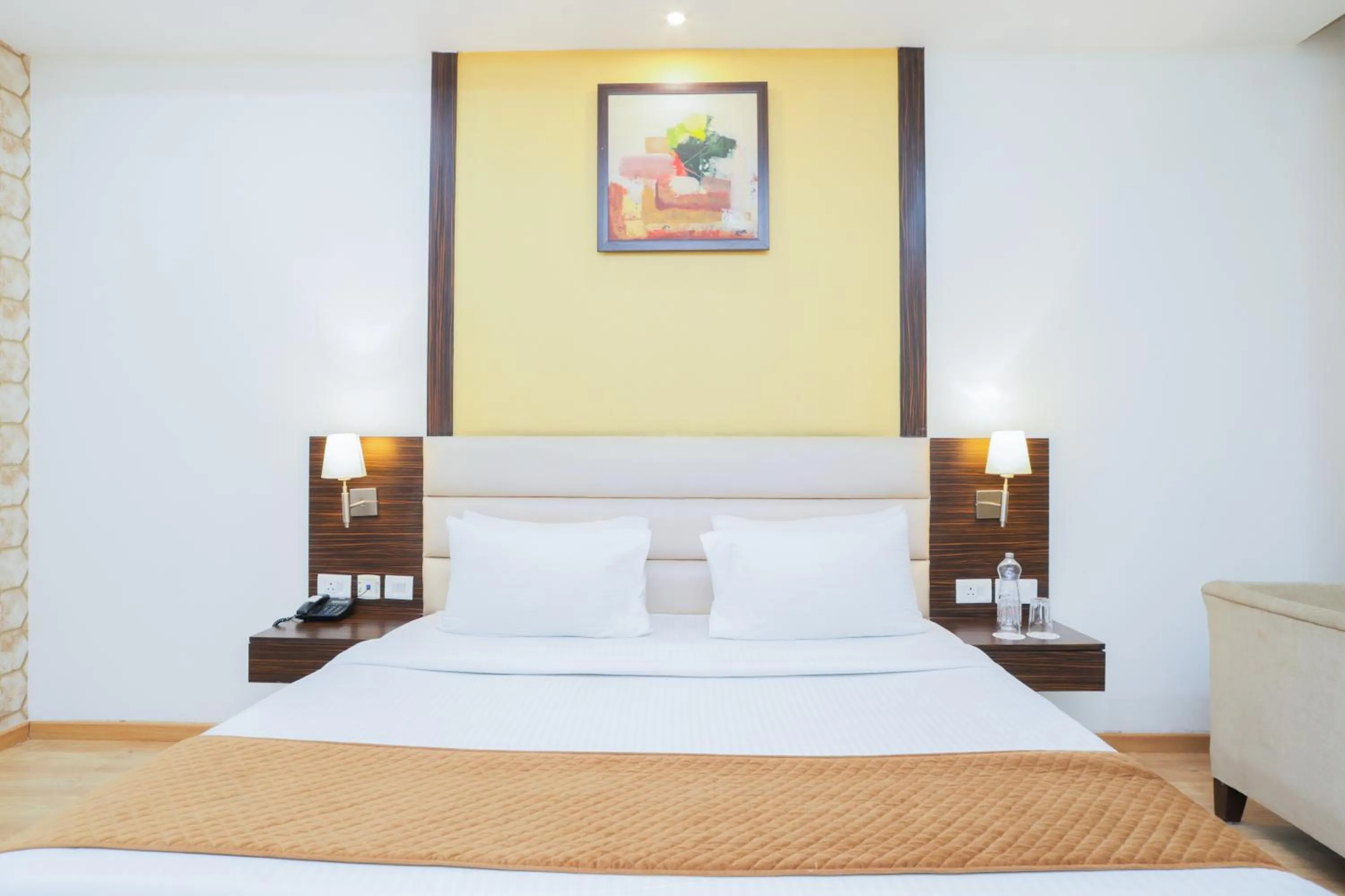 Bedroom, Bed in Hyphen Premier-Business Hotel