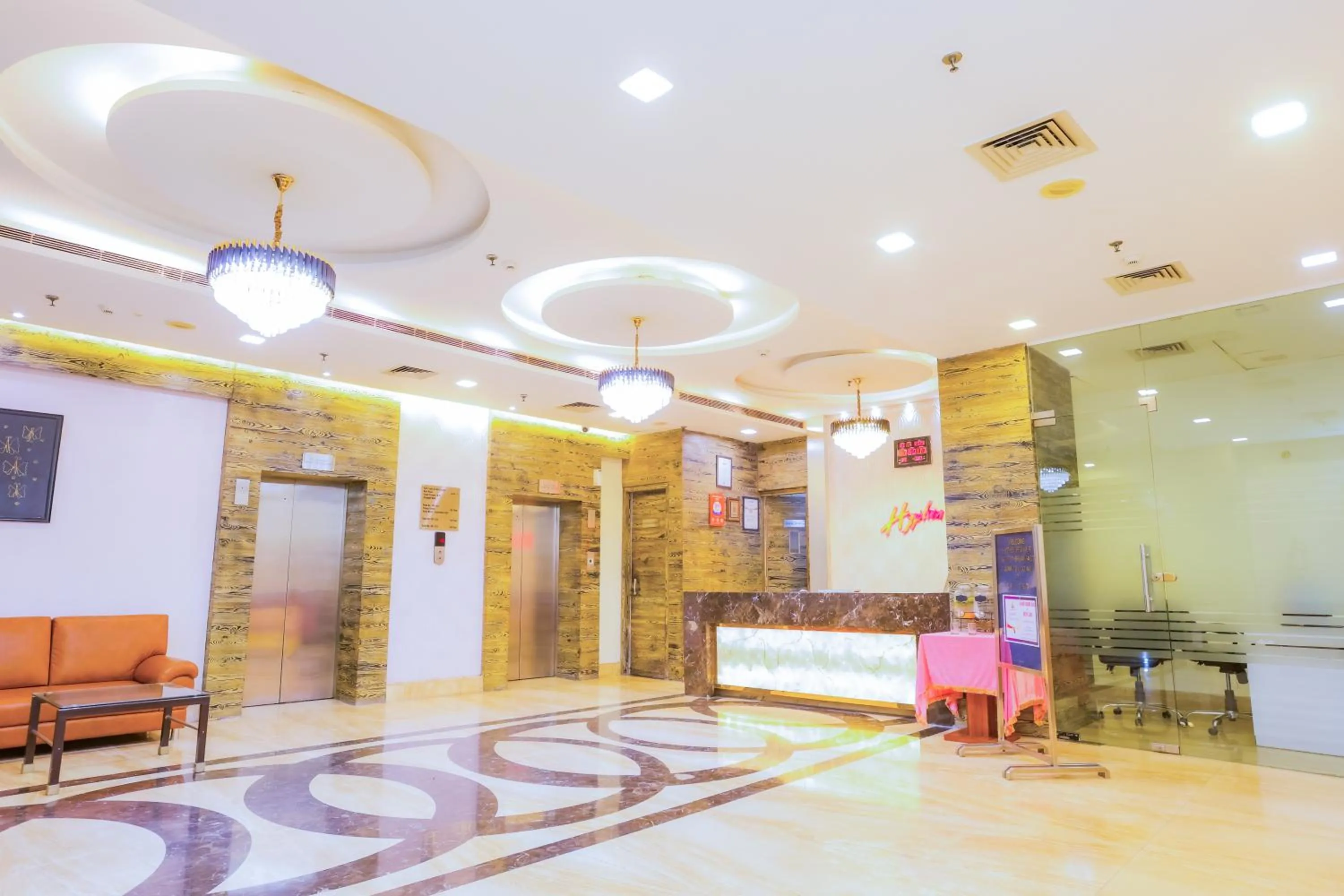 Lobby or reception in Hyphen Premier-Business Hotel