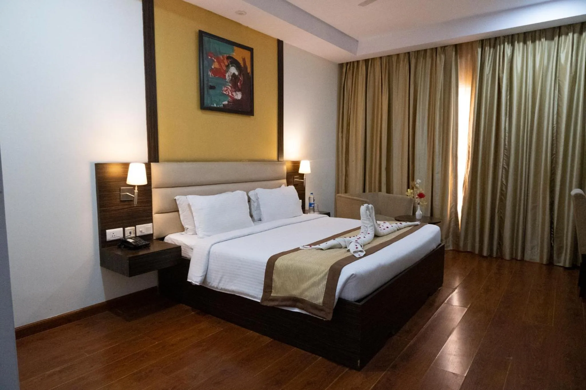 Bedroom, Bed in Hyphen Premier-Business Hotel