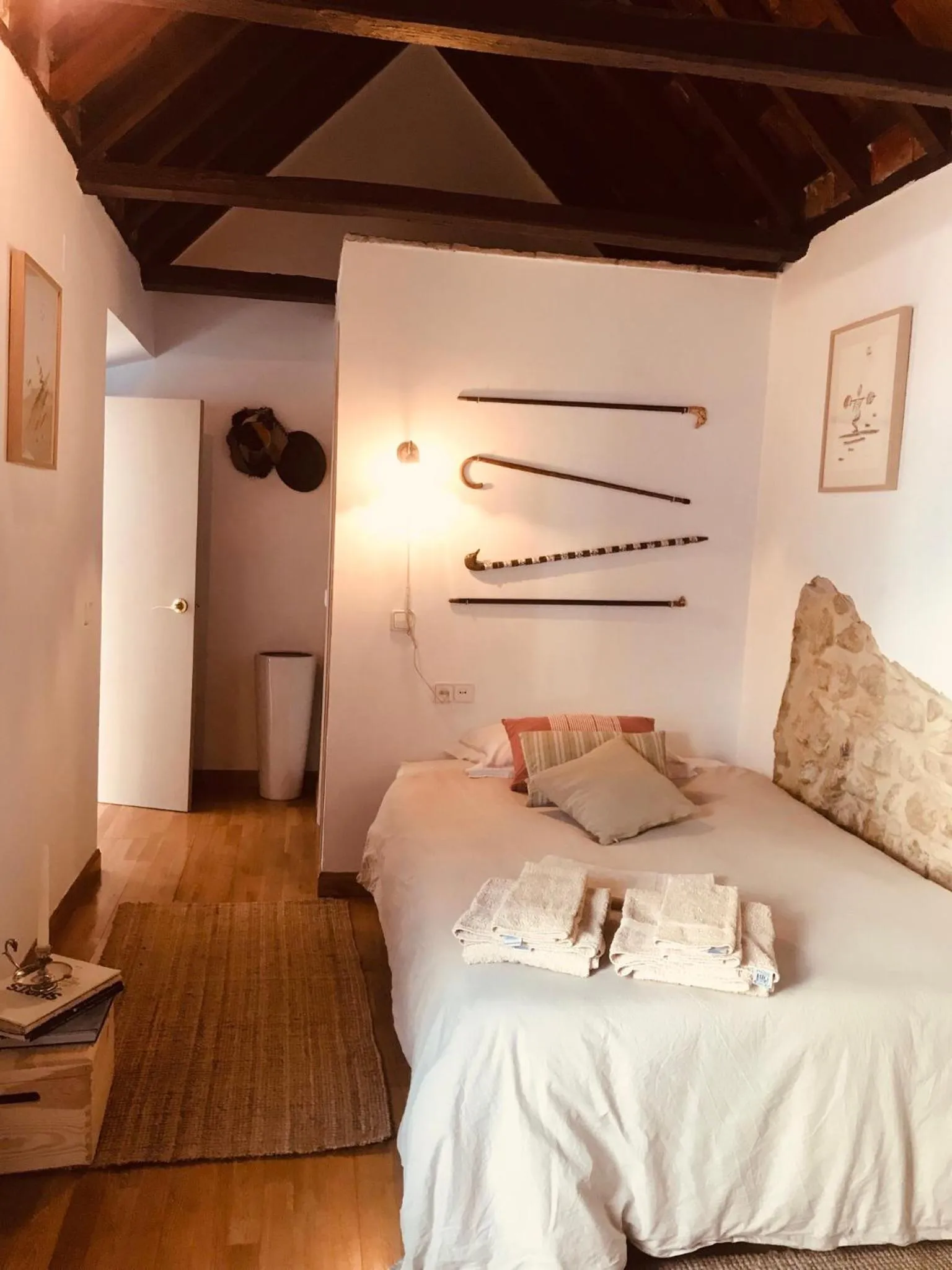 Bed in Casa Antigua - Terraza con Vistas al Mar