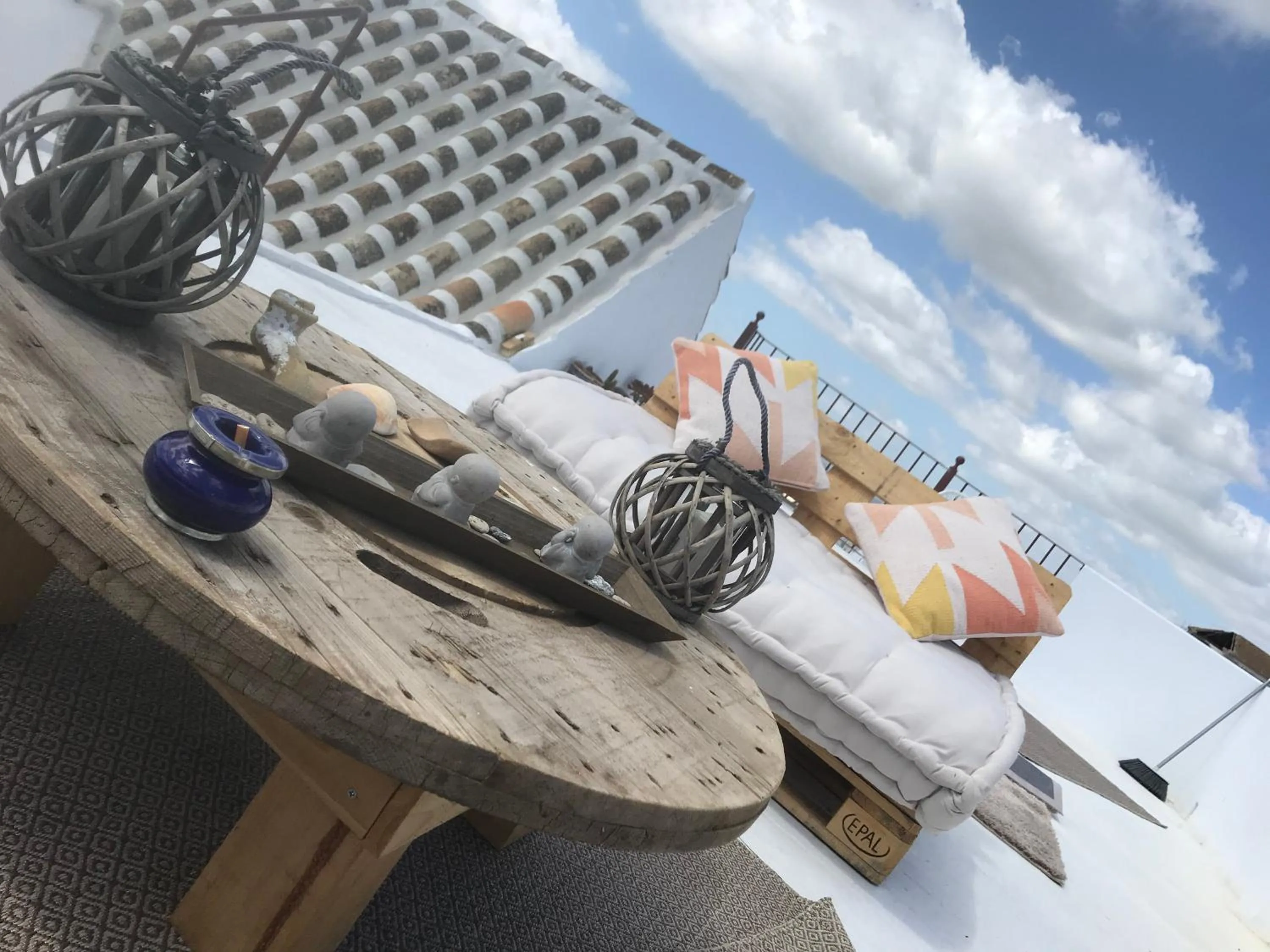 Balcony/Terrace in Casa Antigua - Terraza con Vistas al Mar