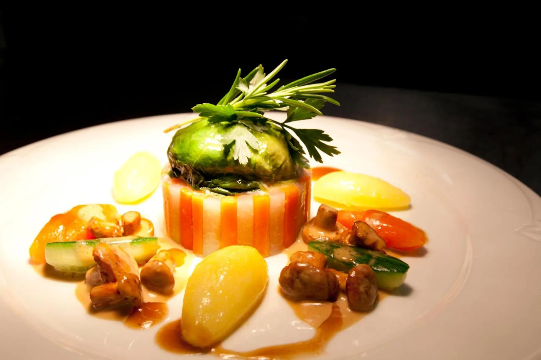 Food close-up in Hotel Zwei Mohren