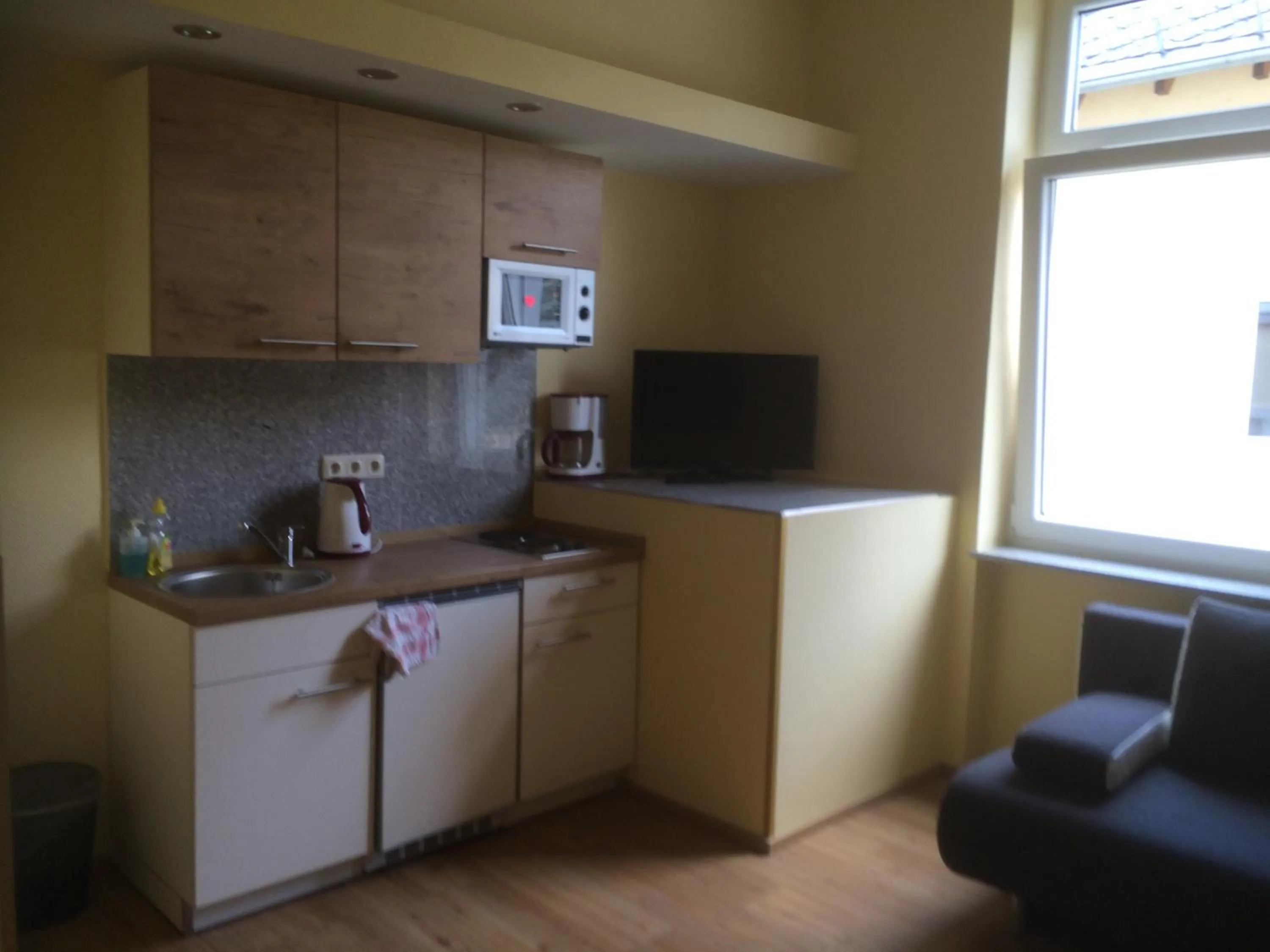 Kitchen or kitchenette in Hotel Zwei Mohren