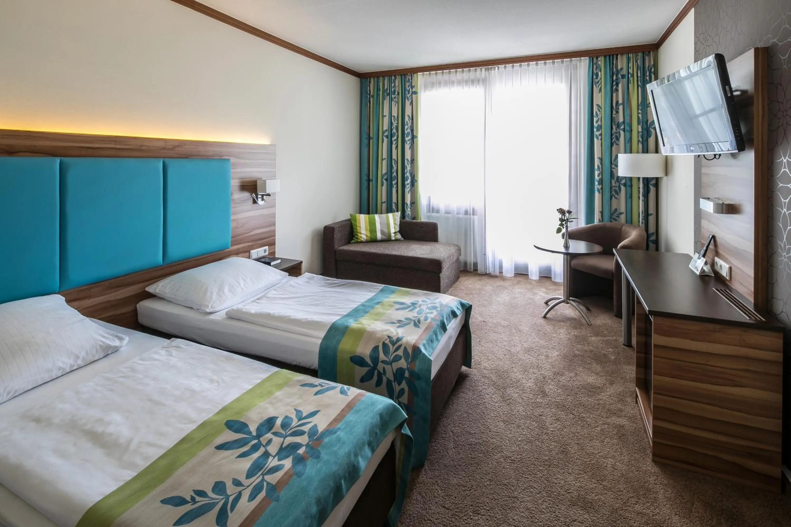 Photo of the whole room, Bed in Hotel am Krone Park