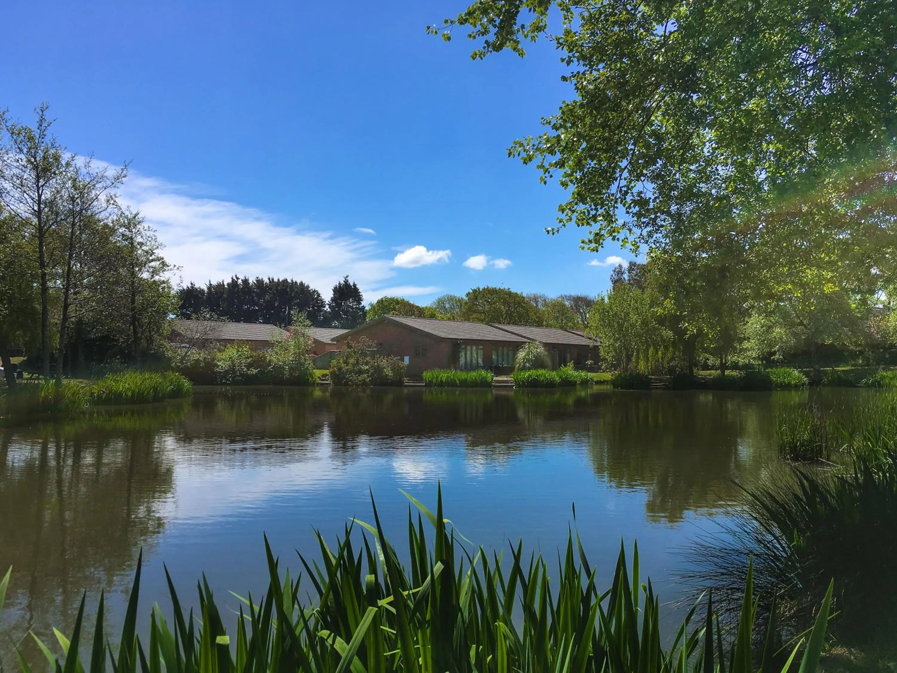Property building in The Lakes Rookley Holiday Park