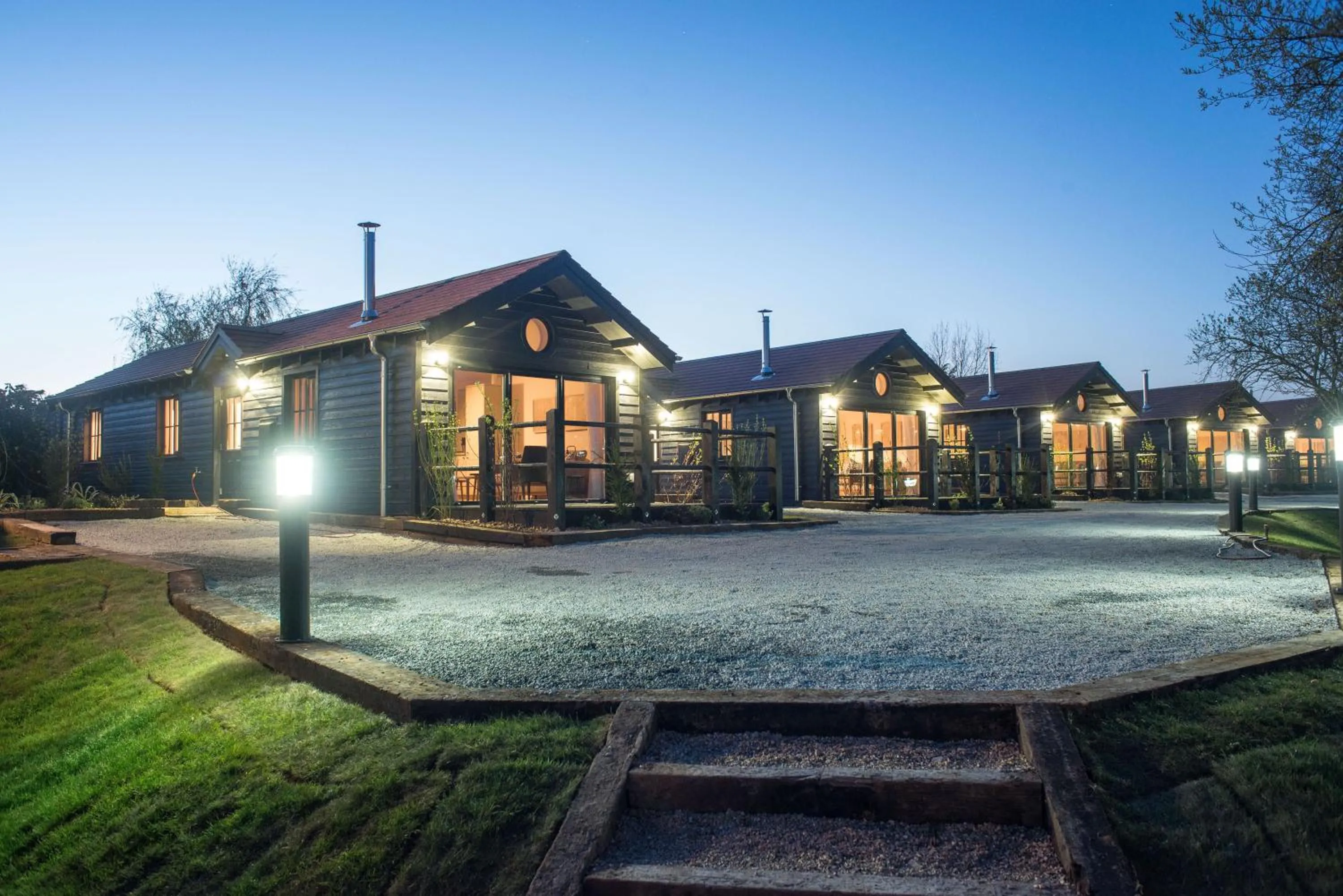 Property building in The Lakes Rookley Holiday Park