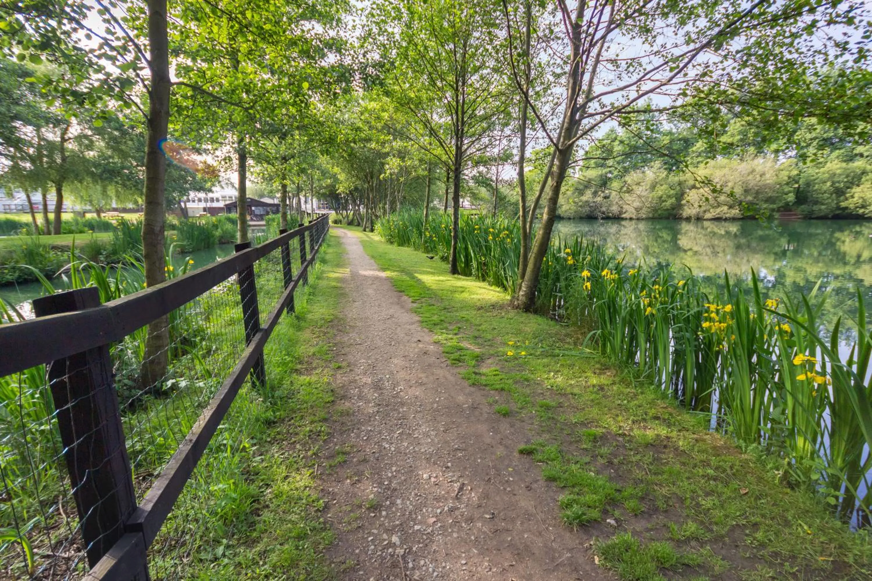 Garden view in The Lakes Rookley Holiday Park