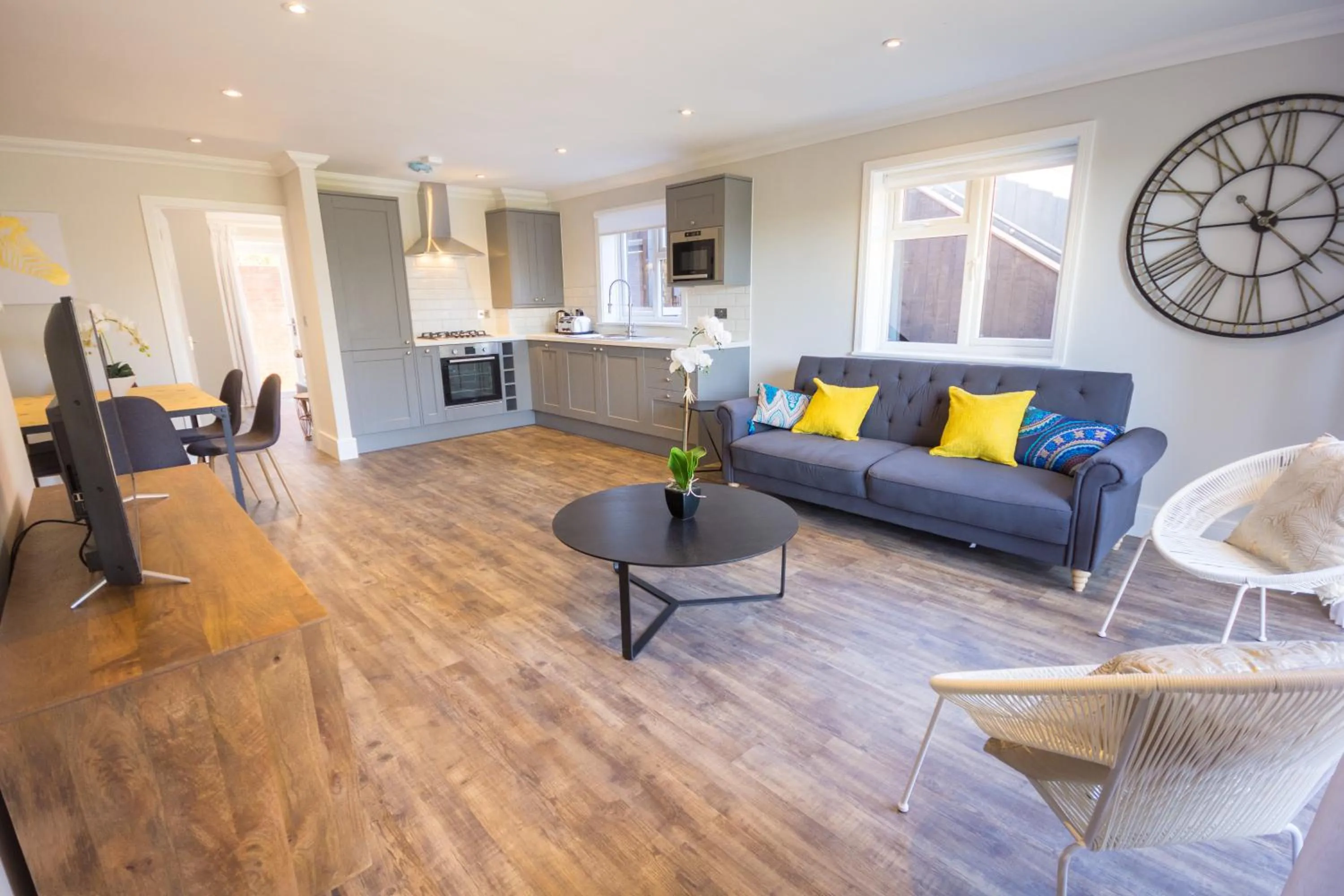 Living room in The Lakes Rookley Holiday Park