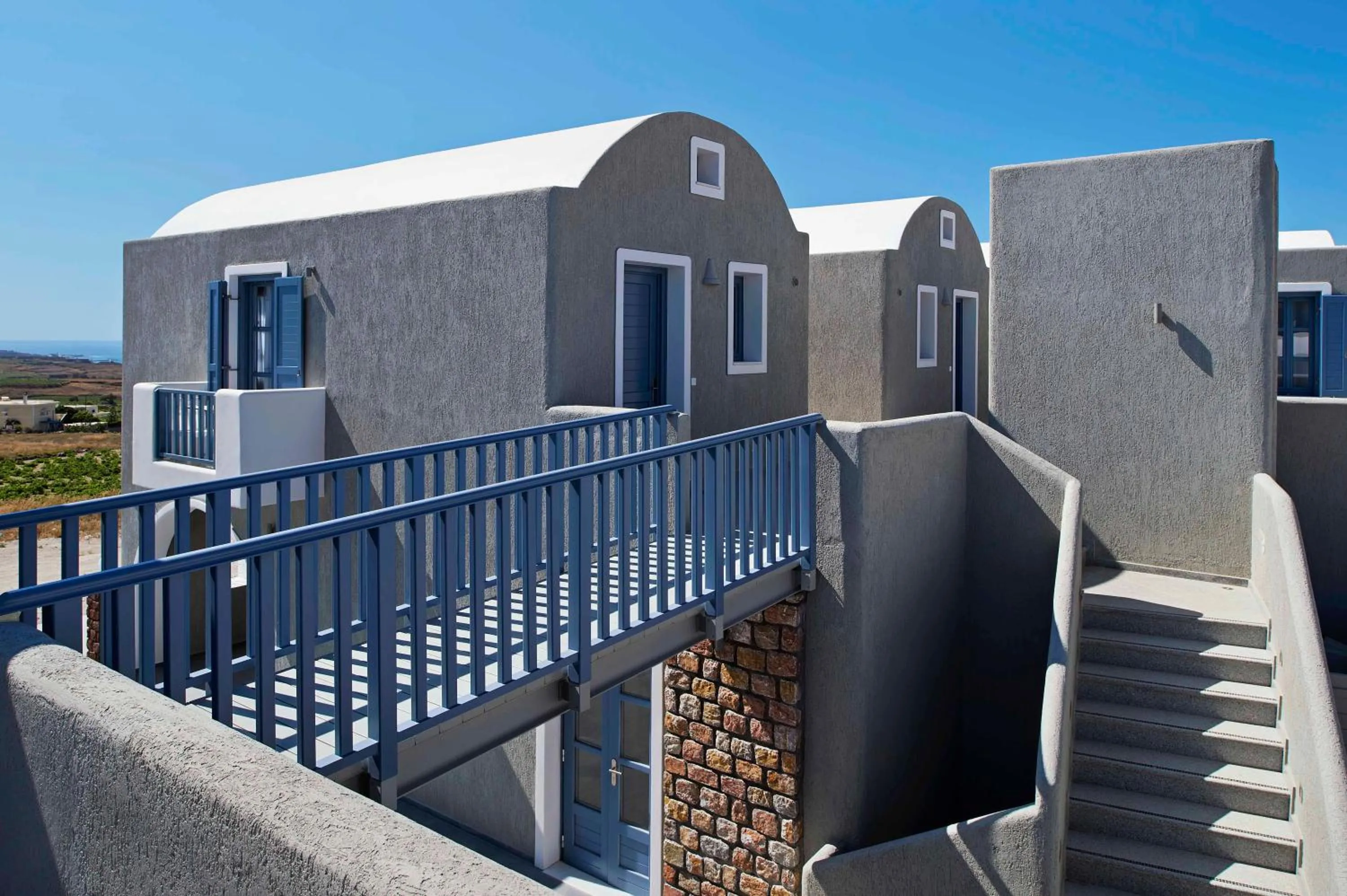 Facade/entrance in Acroterra Rosa Luxury Suites & Spa